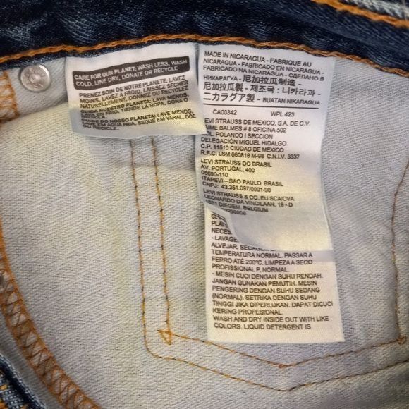 Levi's Levis 505 Size 38x29 Mens Regular Fit Straight Leg Jeans Blu Size US 38 / EU 54 - 10 Thumbnail