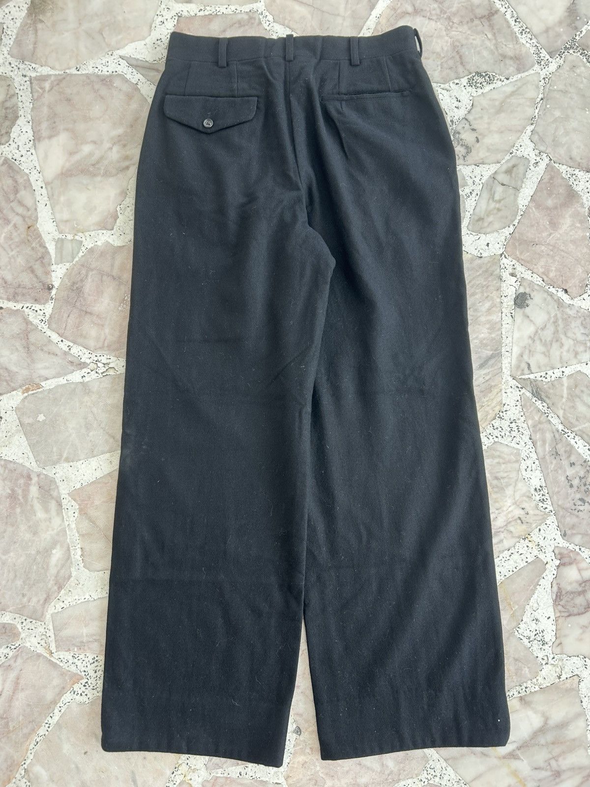 Comme des Garcons CDG Black Wool Trousers Size US 30 / EU 46 - 2 Thumbnail