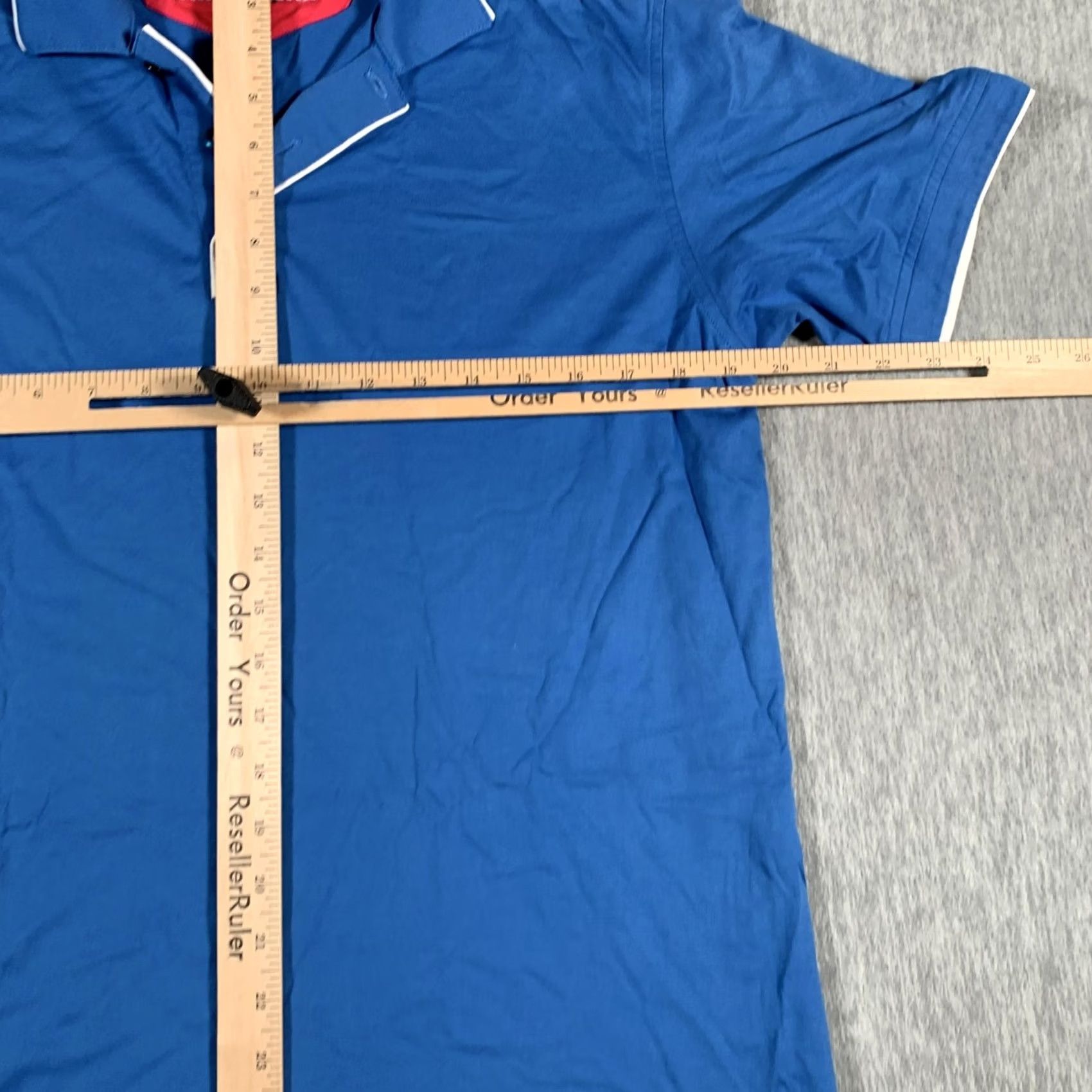 Robert Graham Robert Graham Polo Shirt Mens M Blue Classic Fit Cotton Size US M / EU 48-50 / 2 - 7 Thumbnail