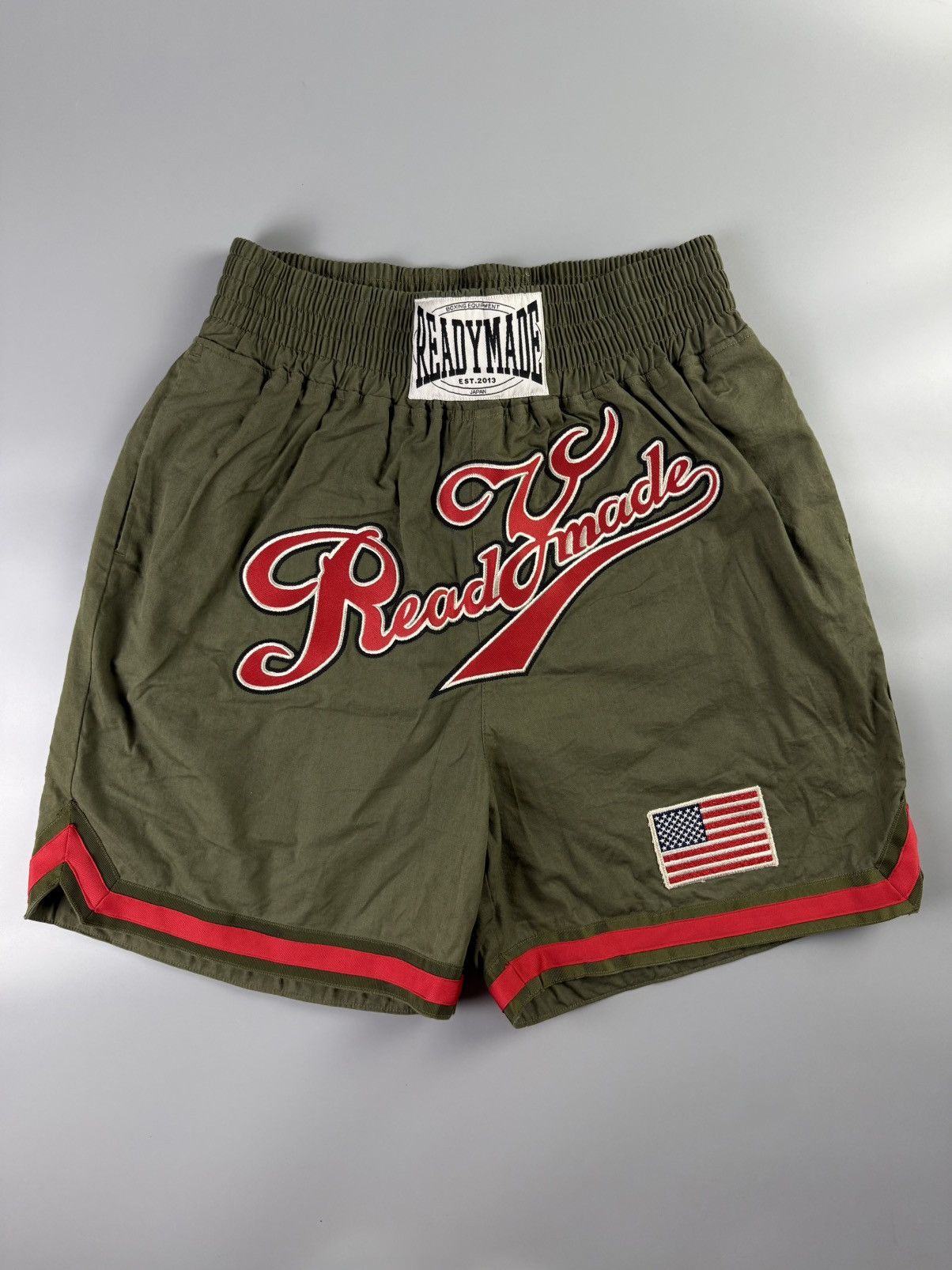 READYMADE Readymade - Embroidered Logo Boxing Short Size US 32 / EU 48 - 1 Thumbnail