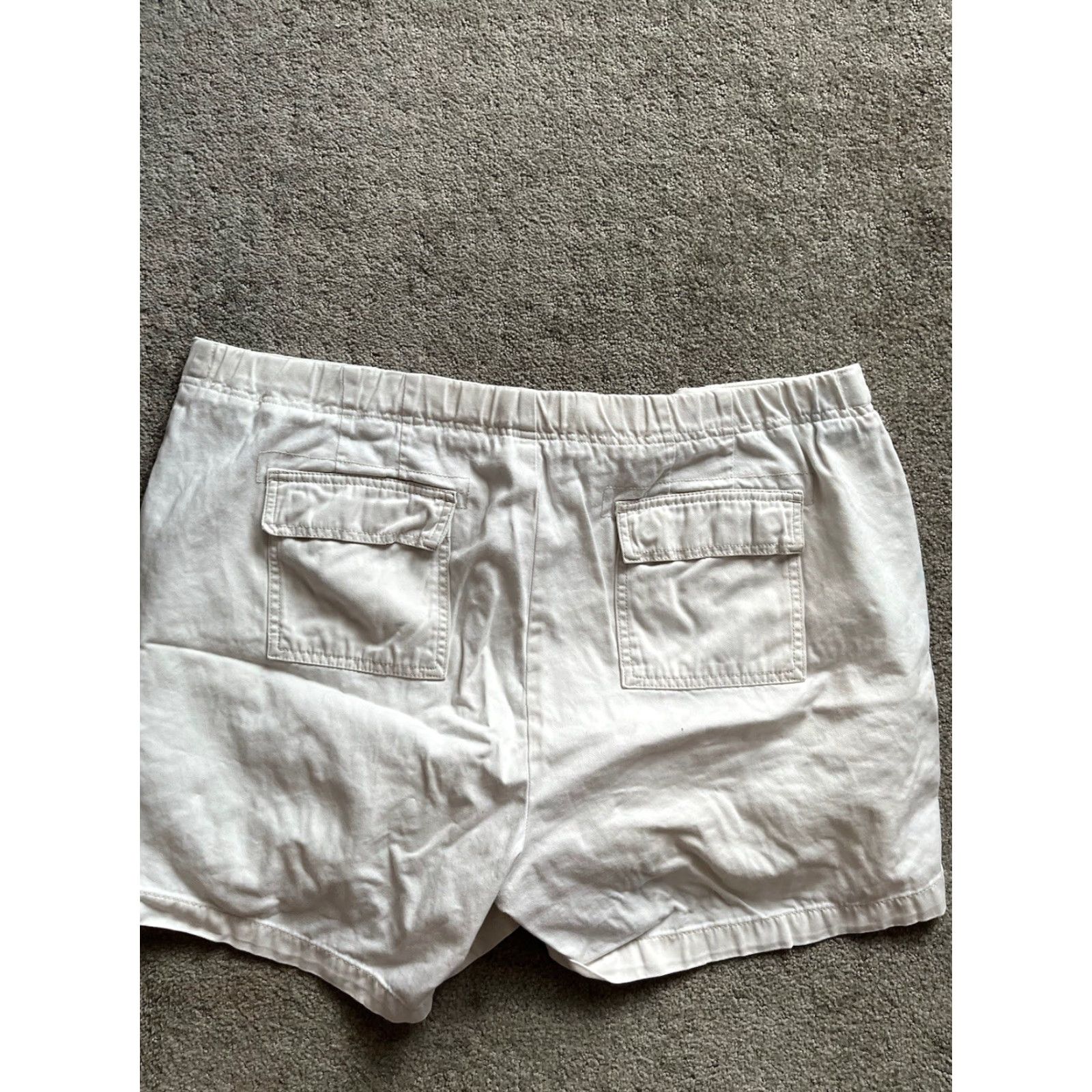 Dockers DOCKERS Women Chino Shorts 20W Beige 100% Cotton Casual Mid Length Plus Size Short Size 42" / US 20 - 2 Thumbnail