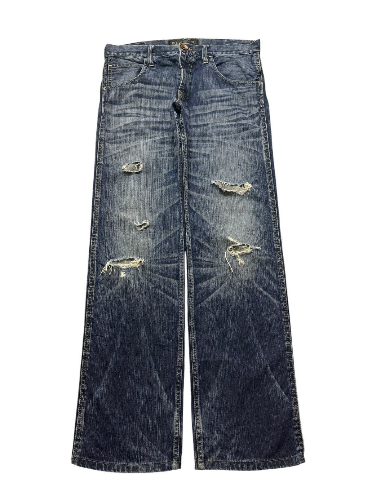 Hysteric Glamour Vintage Y2K Japanese Brand Faded Wash Whiskers Distressed Size US 32 / EU 48 - 1 Thumbnail