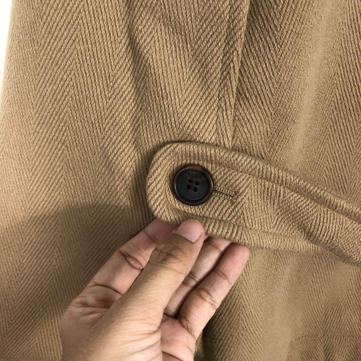 Japanese Brand 🔥VINTAGE WOOL CUPRA CLOAKS JOURNAL STANDARD FUR ISSEY MIYAKE Size US M / EU 48-50 / 2 - 18 Thumbnail
