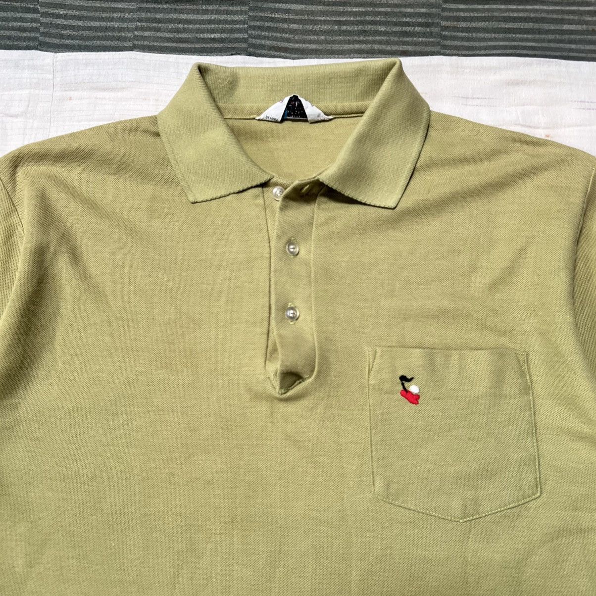 Vintage Vintage soft forest green 1970s golf polo T-shirt Size US M / EU 48-50 / 2 - 3 Thumbnail