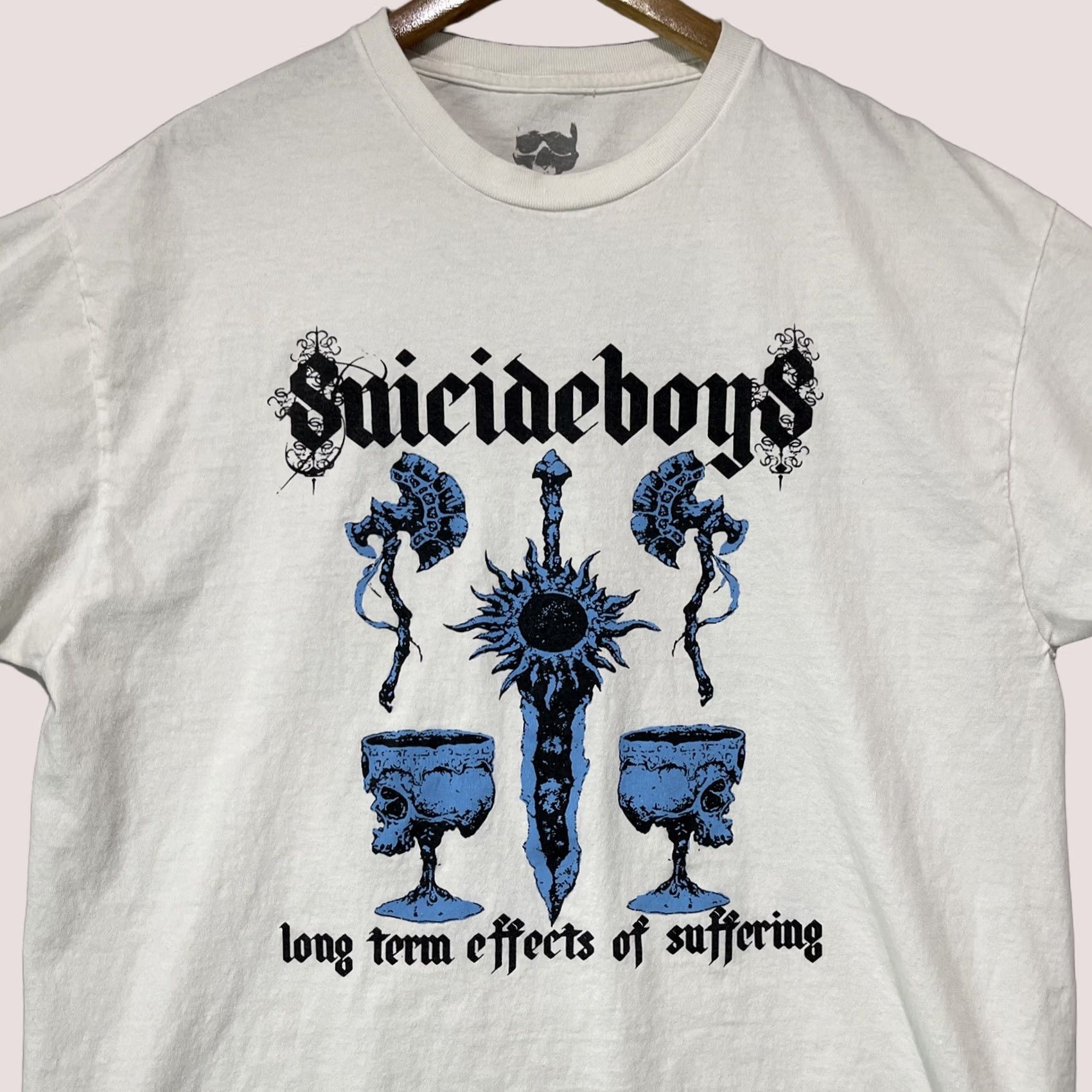 Vintage Suicideboys Shirt Mens XL White G59 Long Term Effects Of Suffering Greyfivenine Shirt Size US XL / EU 56 / 4 - 1 Thumbnail