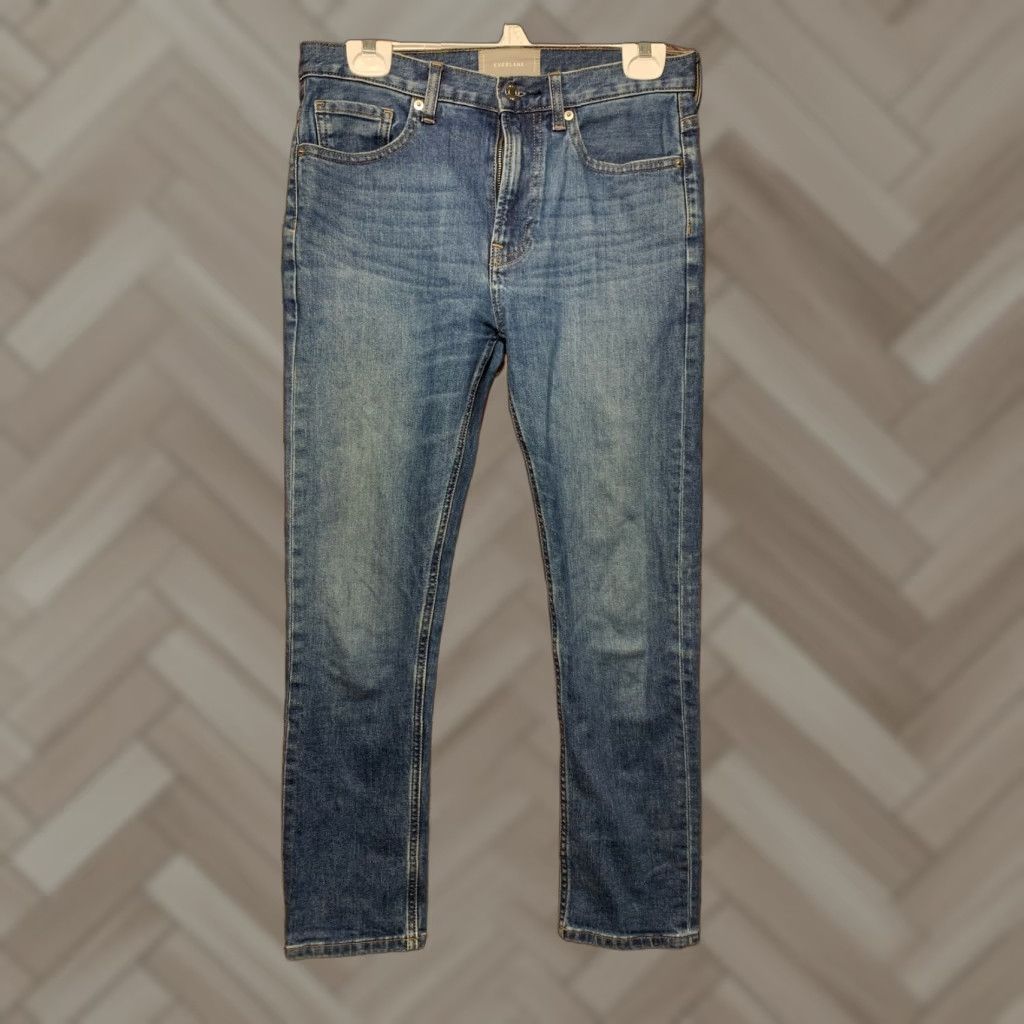 Everlane Everlane Jeans Skinny Denim Medium Wash Women's 26 Regular 5-Pocket Blue Slim Denim Jeans - 98% Cotton 2% Elastane - Classic Modern 26" Inseam Womens Size 26" / US 2 / IT 38 - 1 Thumbnail
