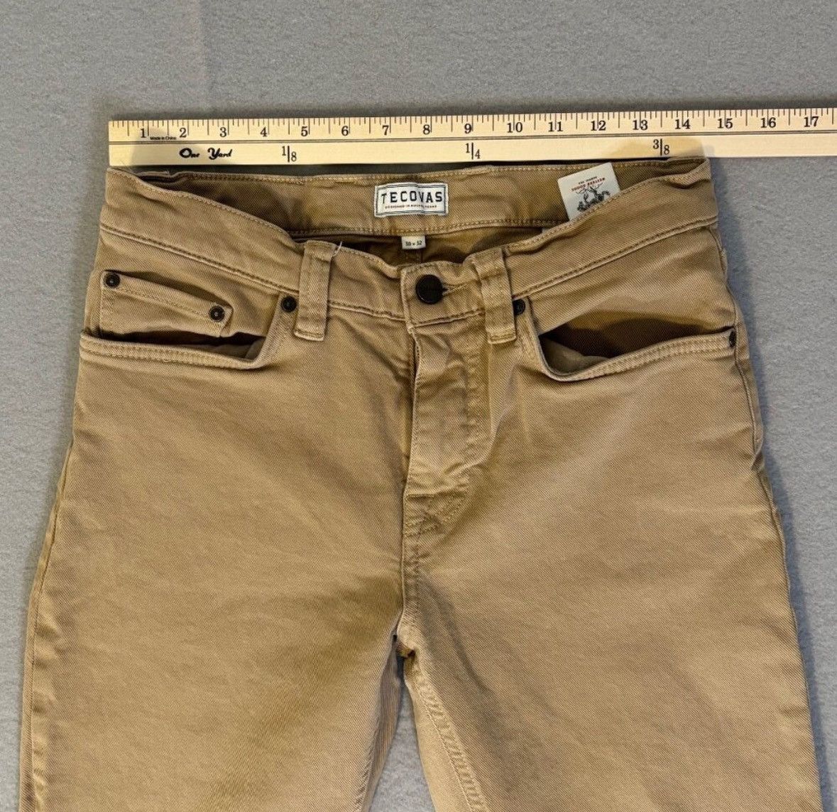 Tecovas Tecovas straight leg Khaki 30x32 Size US 30 / EU 46 - 5 Thumbnail
