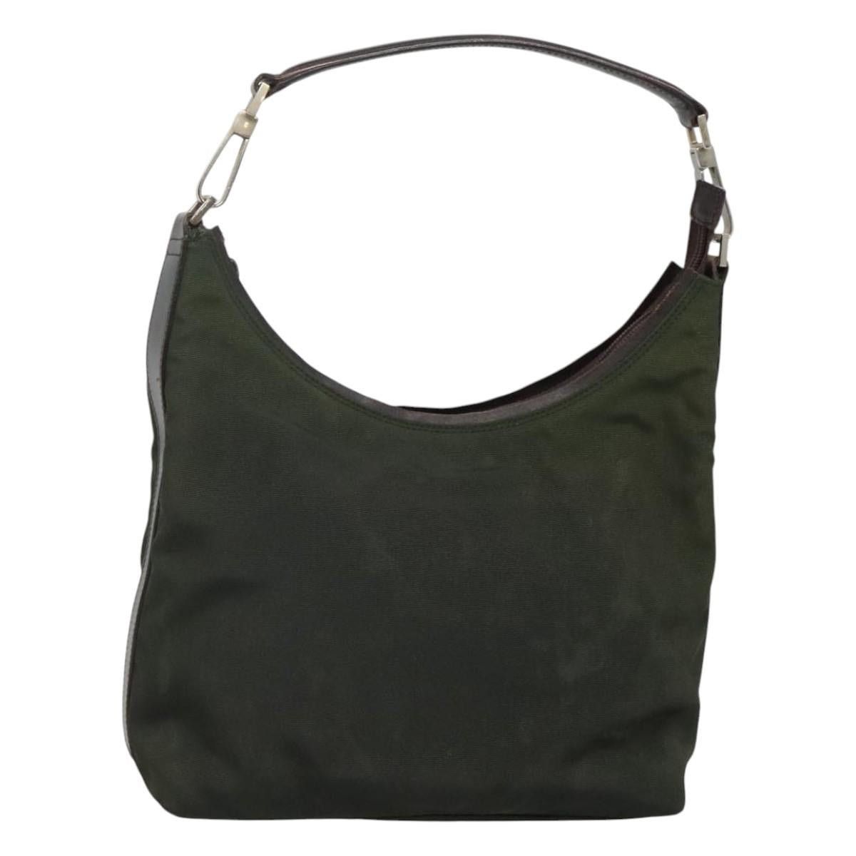 Gucci Shoulder Bag Canvas Khaki 000 000 in Green, Women's