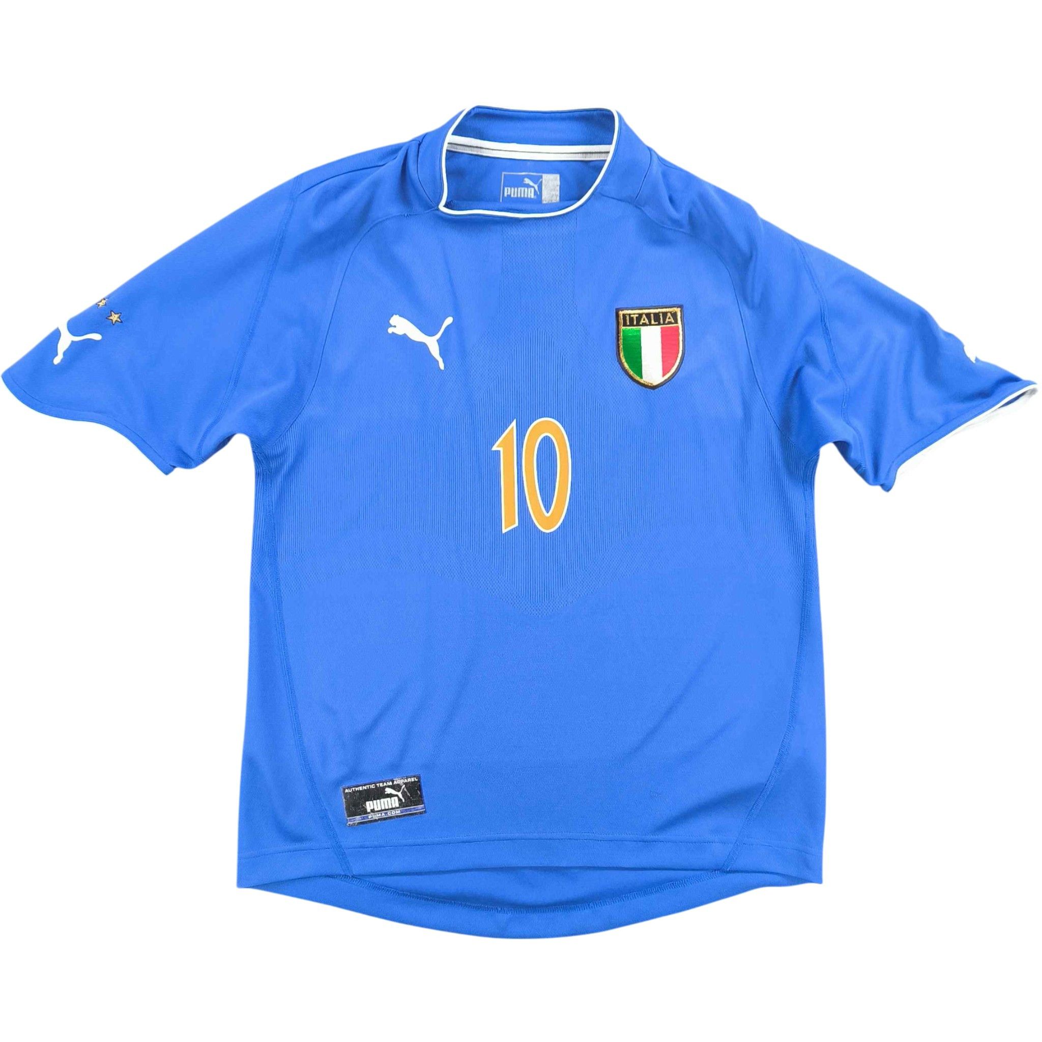 Puma Italy 2003-04 Puma home Francesco Totti football jersey sz S Size US S / EU 44-46 / 1 - 2 Thumbnail