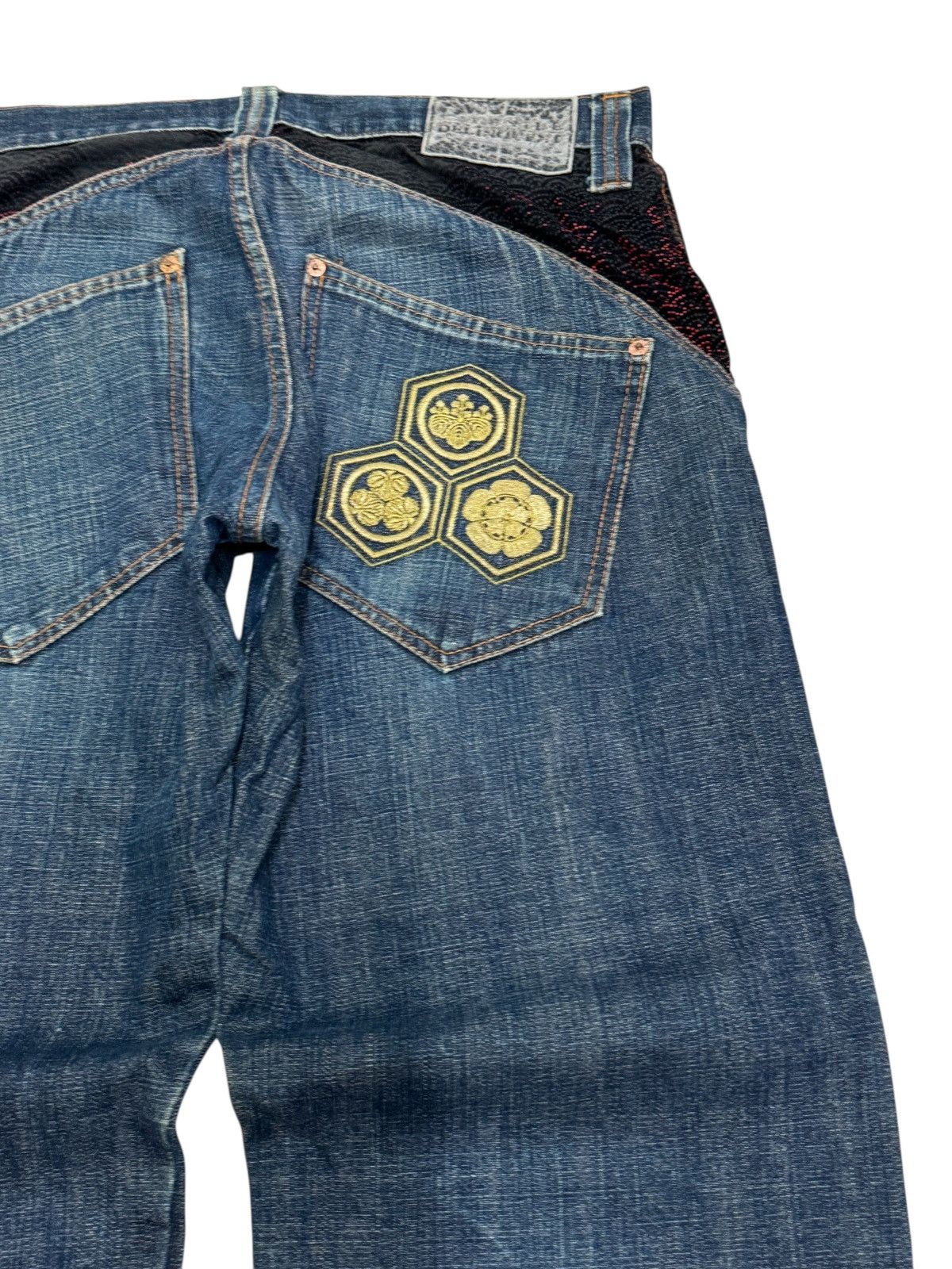 Japanese Brand Juvenile Delinquent Eastern Iconography Embroidery Distress Size US 32 / EU 48 - 10 Thumbnail