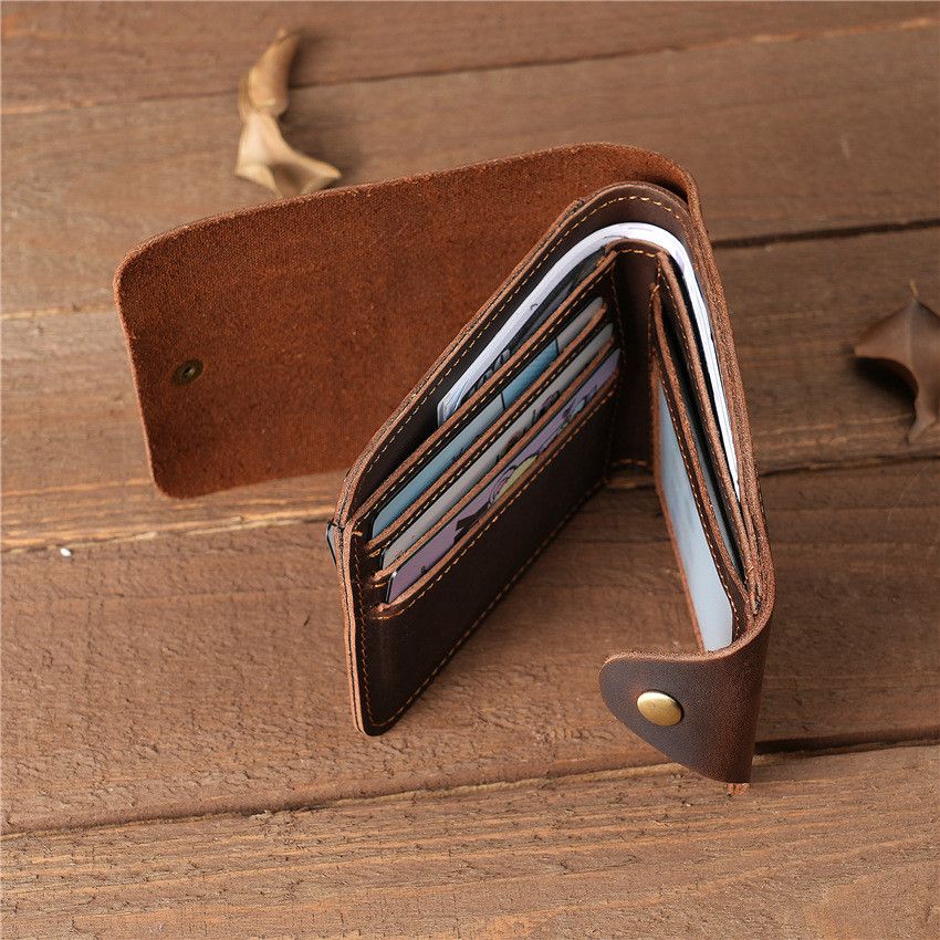 Japanese Brand × Leather × Vintage Bifold Leather Wallet Size ONE SIZE - 4 Thumbnail