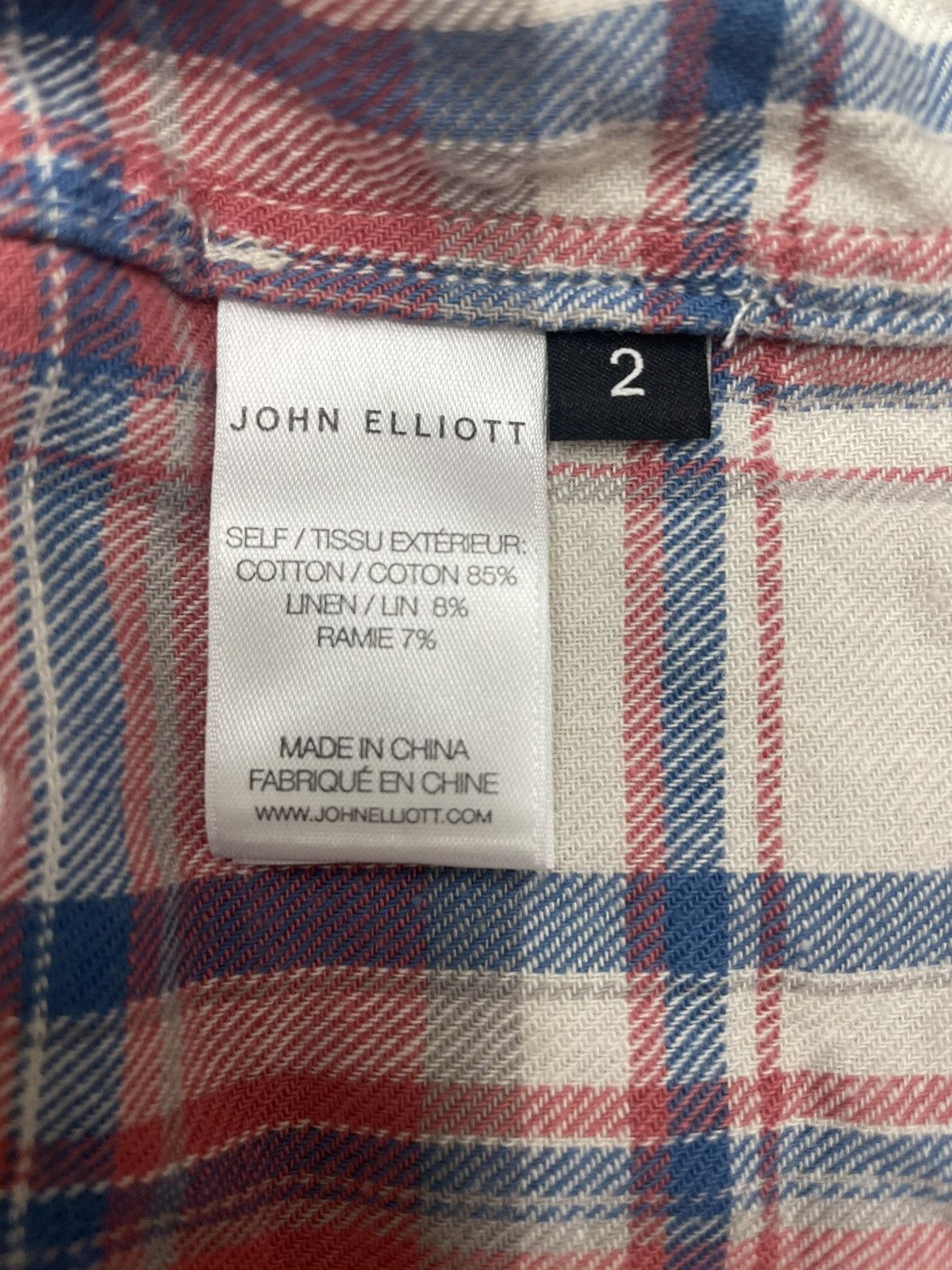 John Elliott John Elliott Sly Cotton Straight Hem Plaid Shirt Size US M / EU 48-50 / 2 - 10 Thumbnail