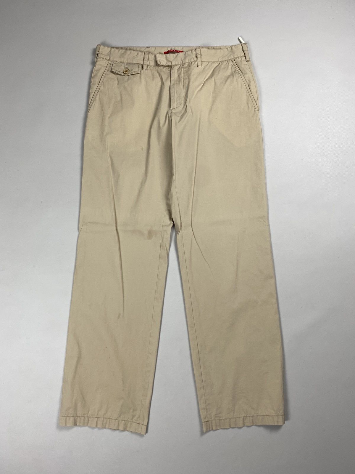 Prada Prada Black Tab men’s chino pants trousers size 52 / Xl Size US 36 / EU 52 - 1 Thumbnail