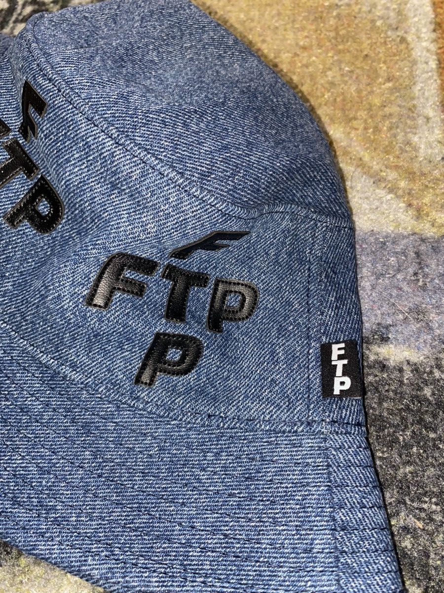 Fuck The Population FTP Cross Logo Denim Bucket Hat LARGE / XLARGE Size ONE SIZE - 2 Thumbnail