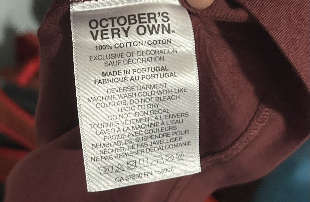 October's Very Own OVO Octobers Very Own Collegiate T-Shirt New With Tags 2XL Size US XXL / EU 58 / 5 - 3 Thumbnail