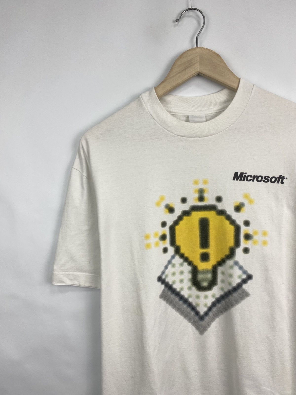 Microsoft 🇺🇸 Vintage 90s Microsoft T-Shirt Rare Retro Hype Y2K Size US M / EU 48-50 / 2 - 2 Thumbnail