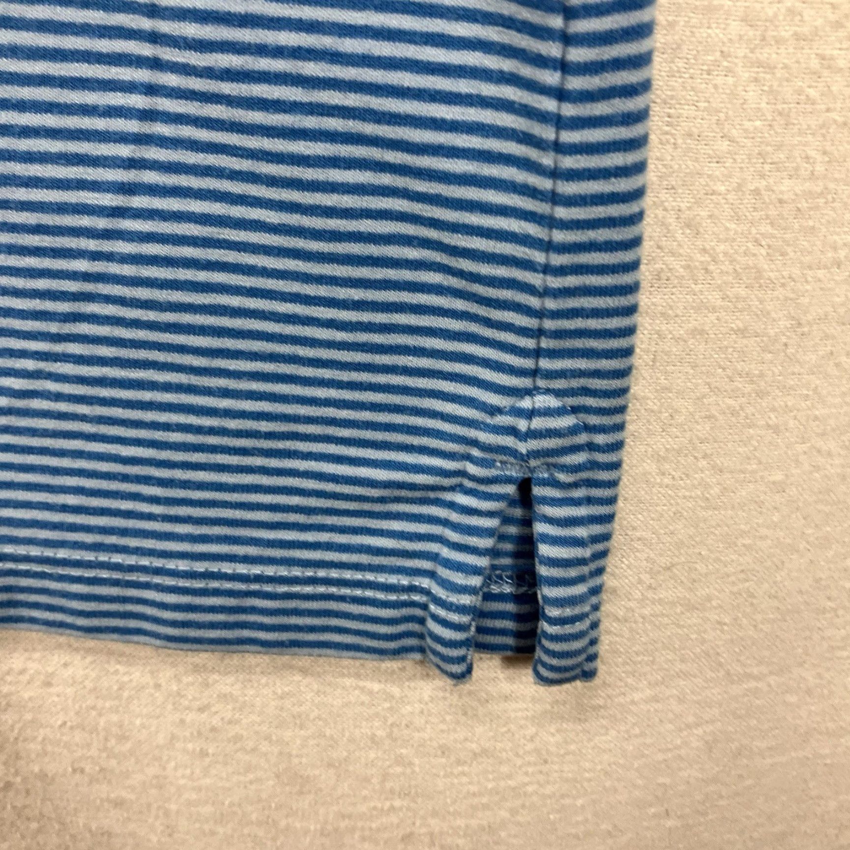 Vineyard Vines Vineyard Vines Polo Shirt Large Striped Edgartown Pocket Blue Regular Fit Short Sleeve Men Mens Shirt Size US L / EU 52-54 / 3 - 7 Thumbnail