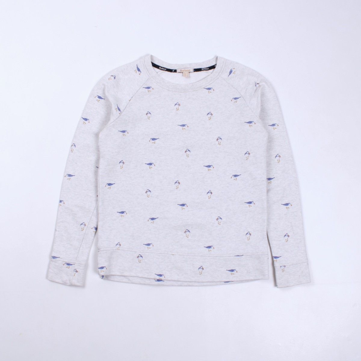 Barbour BARBOUR Langstone Bird Printed Gray Sweatshirt Size S / US 4 / IT 40 - 7 Thumbnail