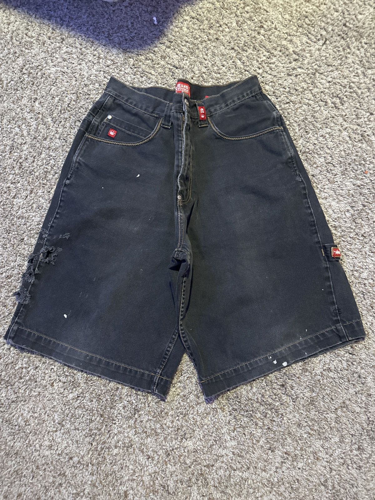 JNCO × Vintage Super rare JNCO 8ball skull jorts/shorts Size US 36 / EU 52 - 2 Thumbnail