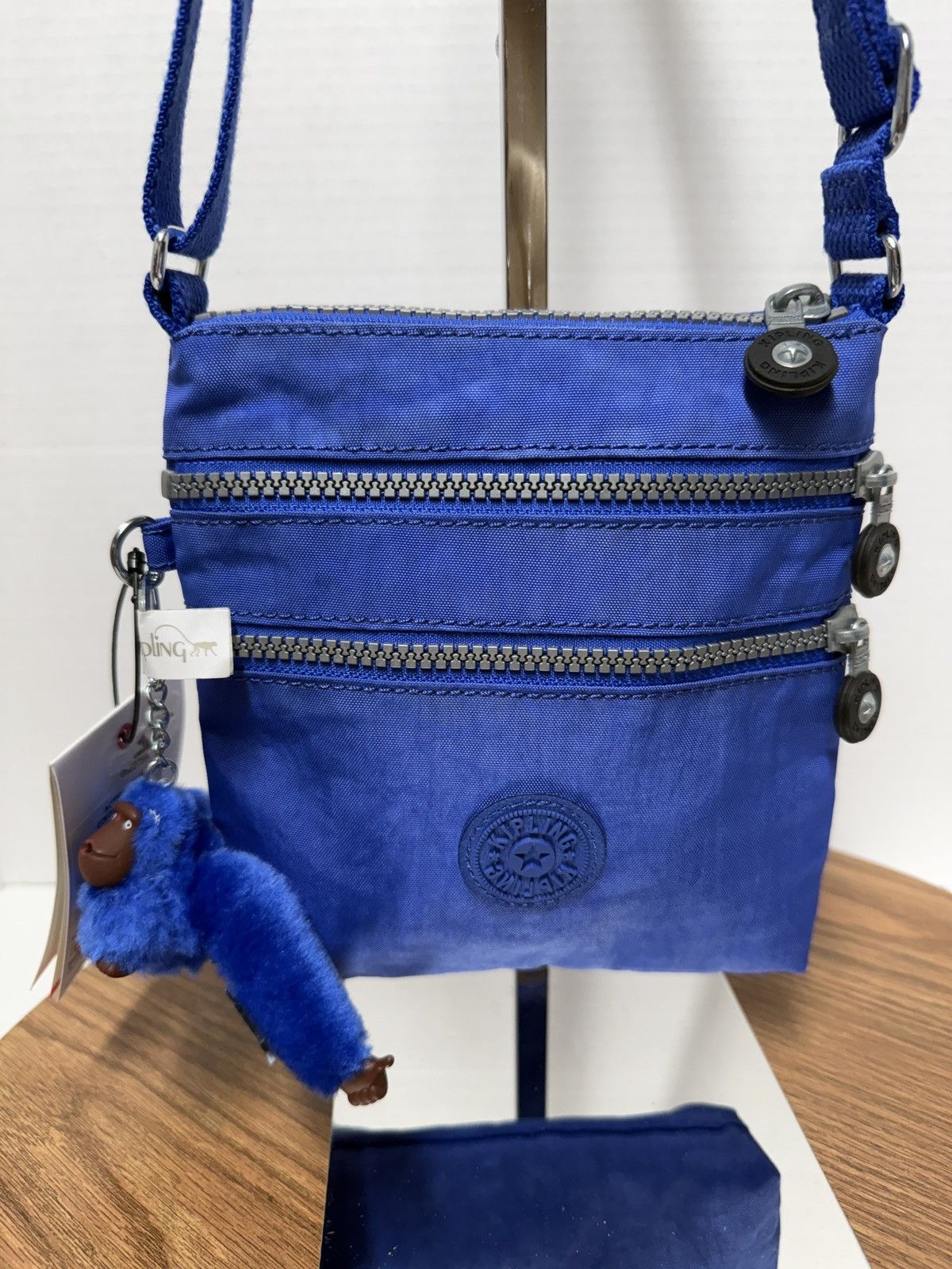 Other Kipling Glacierblu Alvar Crossbody Monkey Keychain Size ONE SIZE - 1 Thumbnail