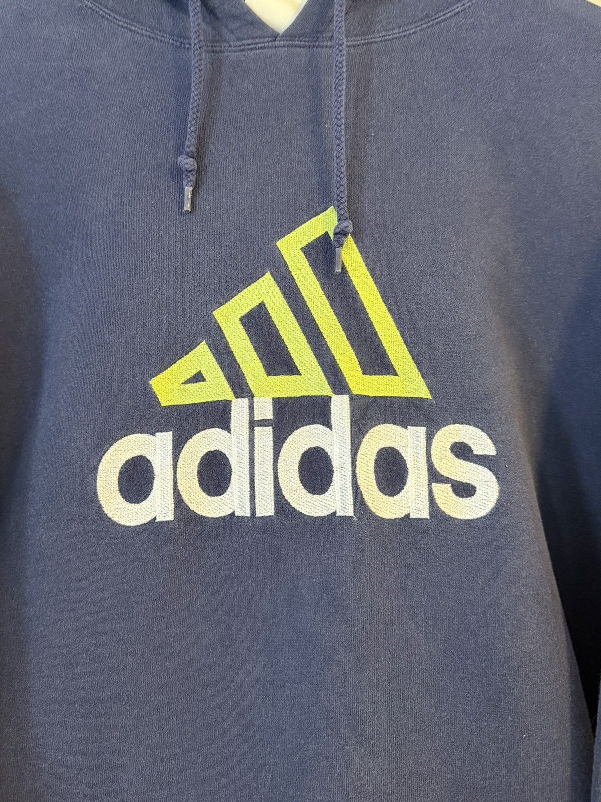 Adidas 90s navy blue adidas embroidered hoodie medium Size US M / EU 48-50 / 2 - 3 Thumbnail