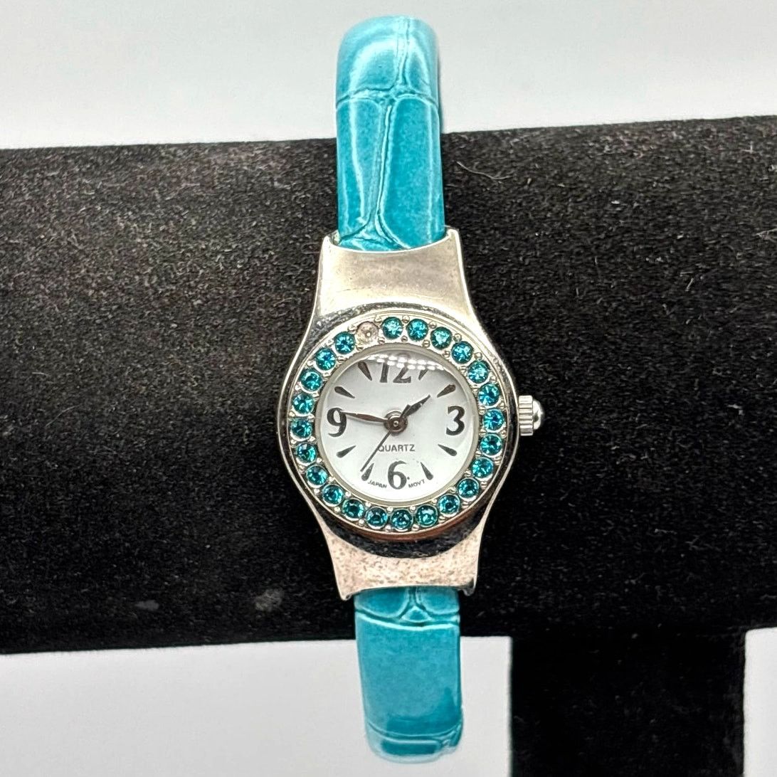 Other Y2K Blue Crystal Watch Size ONE SIZE - 1 Thumbnail
