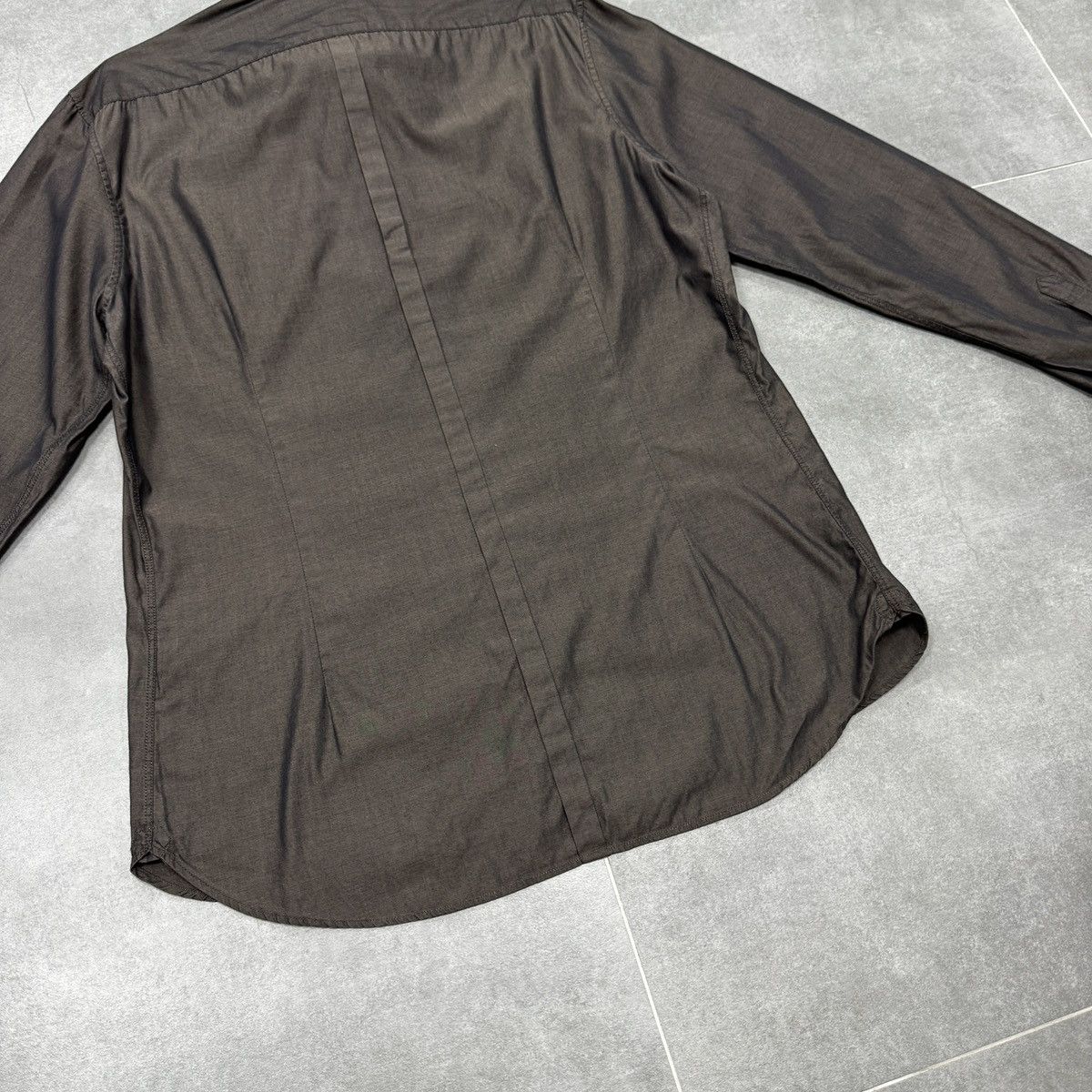 Burberry Burberry London Brown Button Shirt Long Sleeve Size 16-41 Size US M / EU 48-50 / 2 - 20 Thumbnail