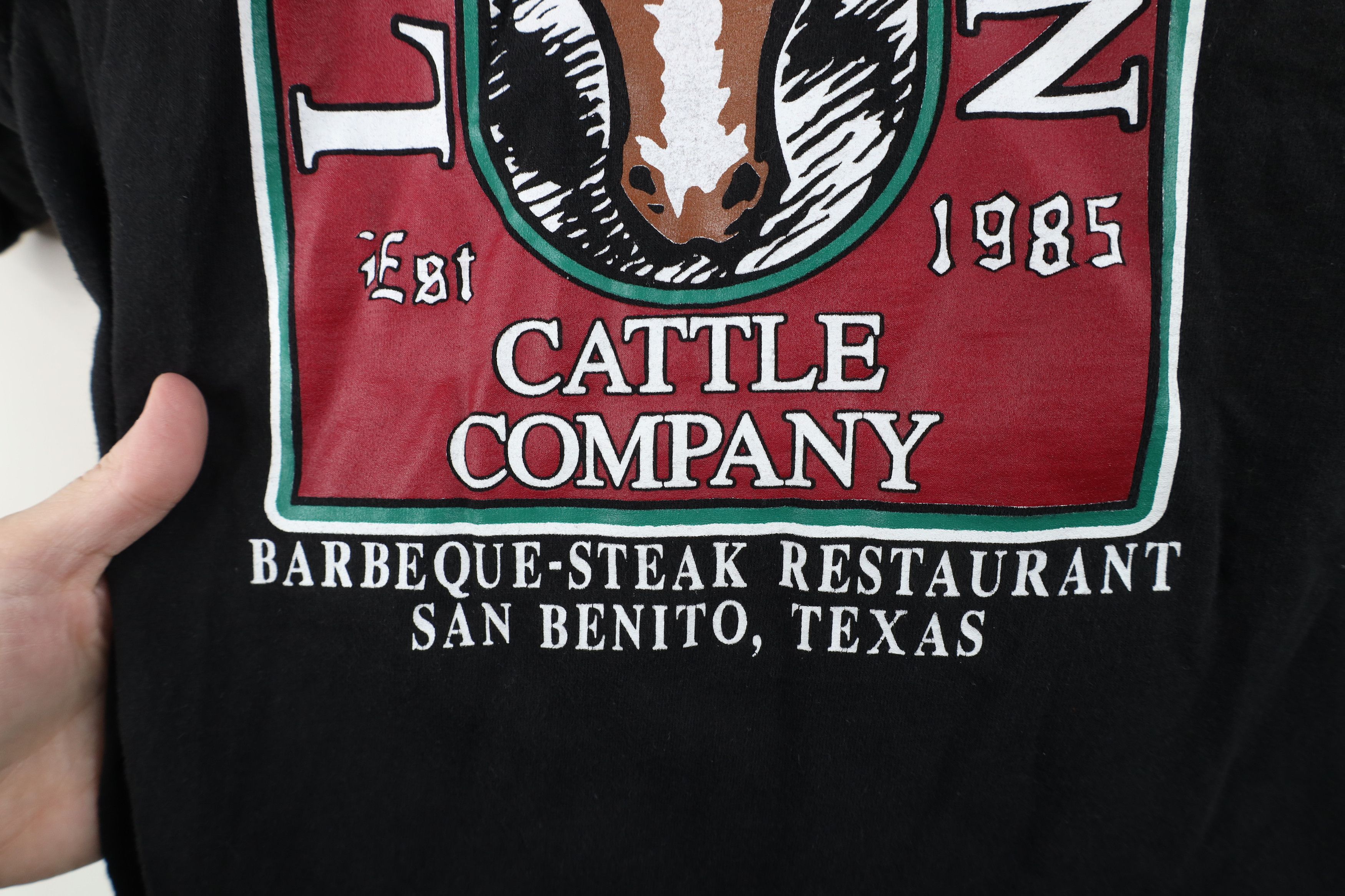 Vintage Vintage I Shot the Bull Longhorn Cattle Company BBQ T-Shirt Size US S / EU 44-46 / 1 - 5 Thumbnail