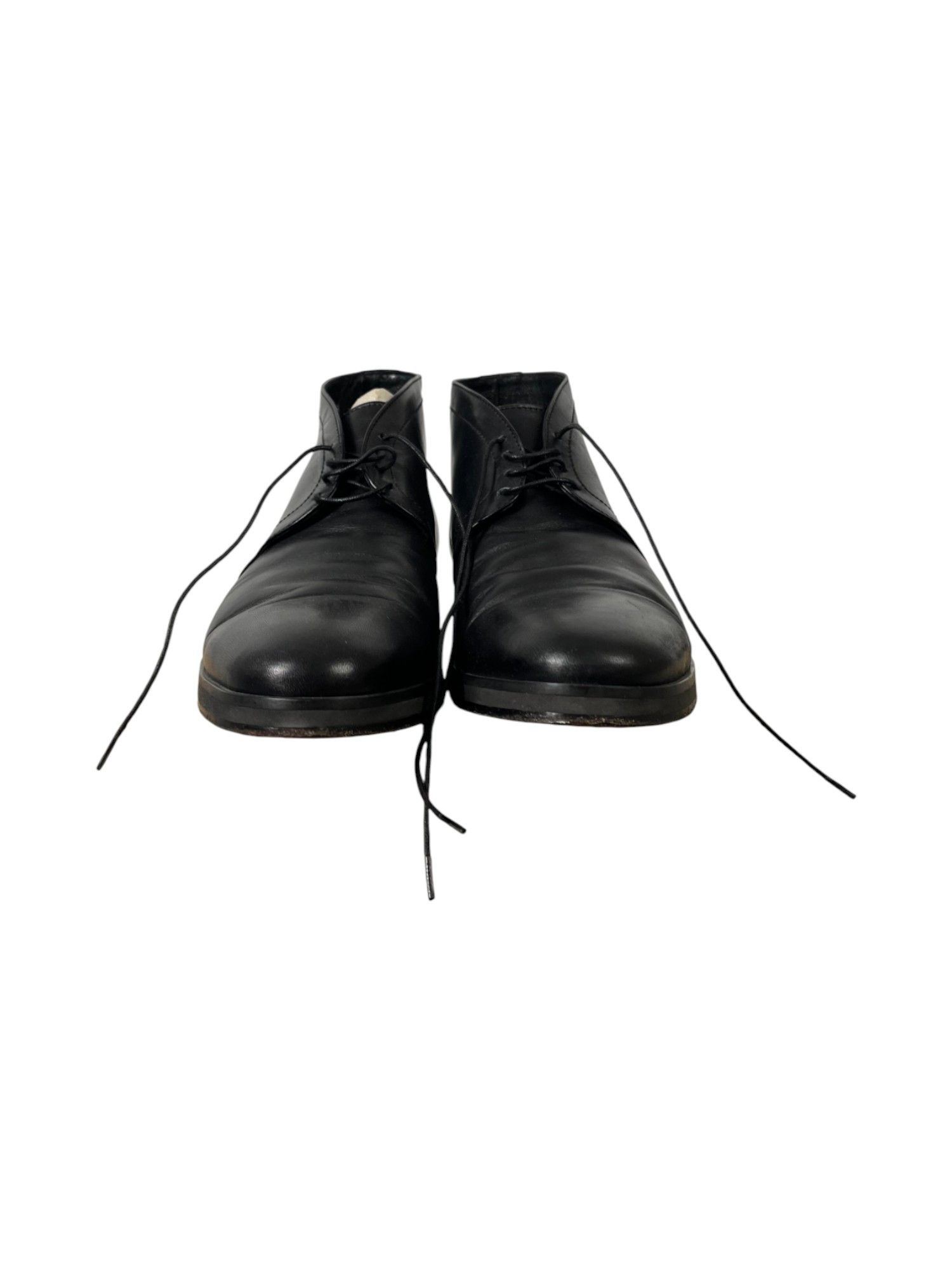 Dirk Bikkembergs 2000's Black Leather Lace Up Boots Size US 8 / EU 41 - 4 Thumbnail