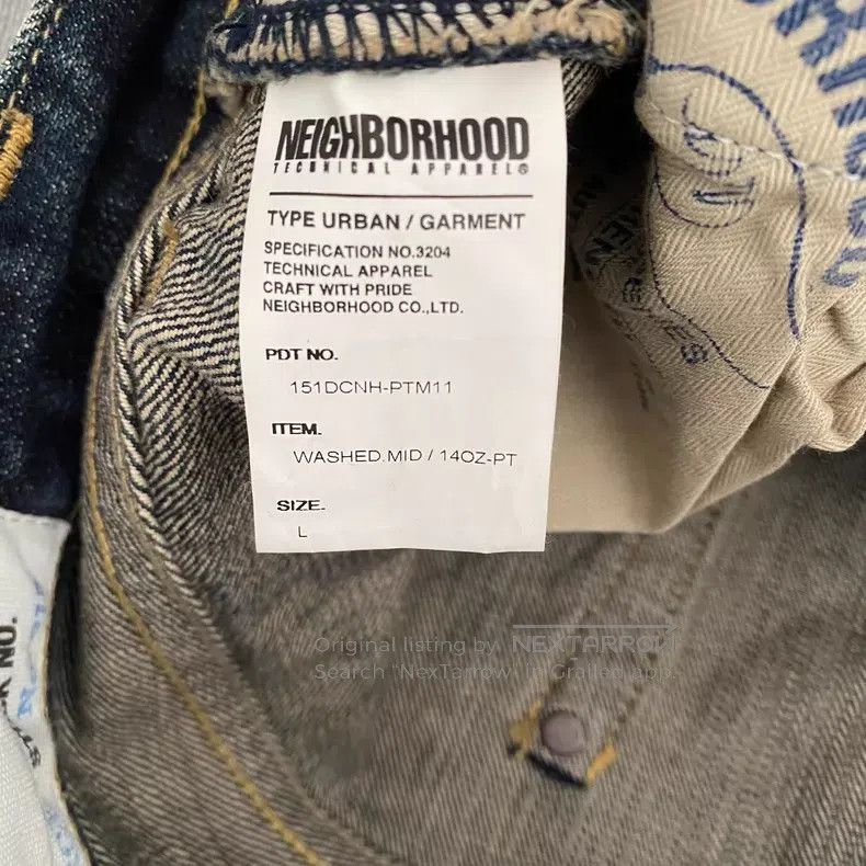 Neighborhood Neighborhood size L Basic Washed Denim Jeans Size US 27 - 9 Thumbnail