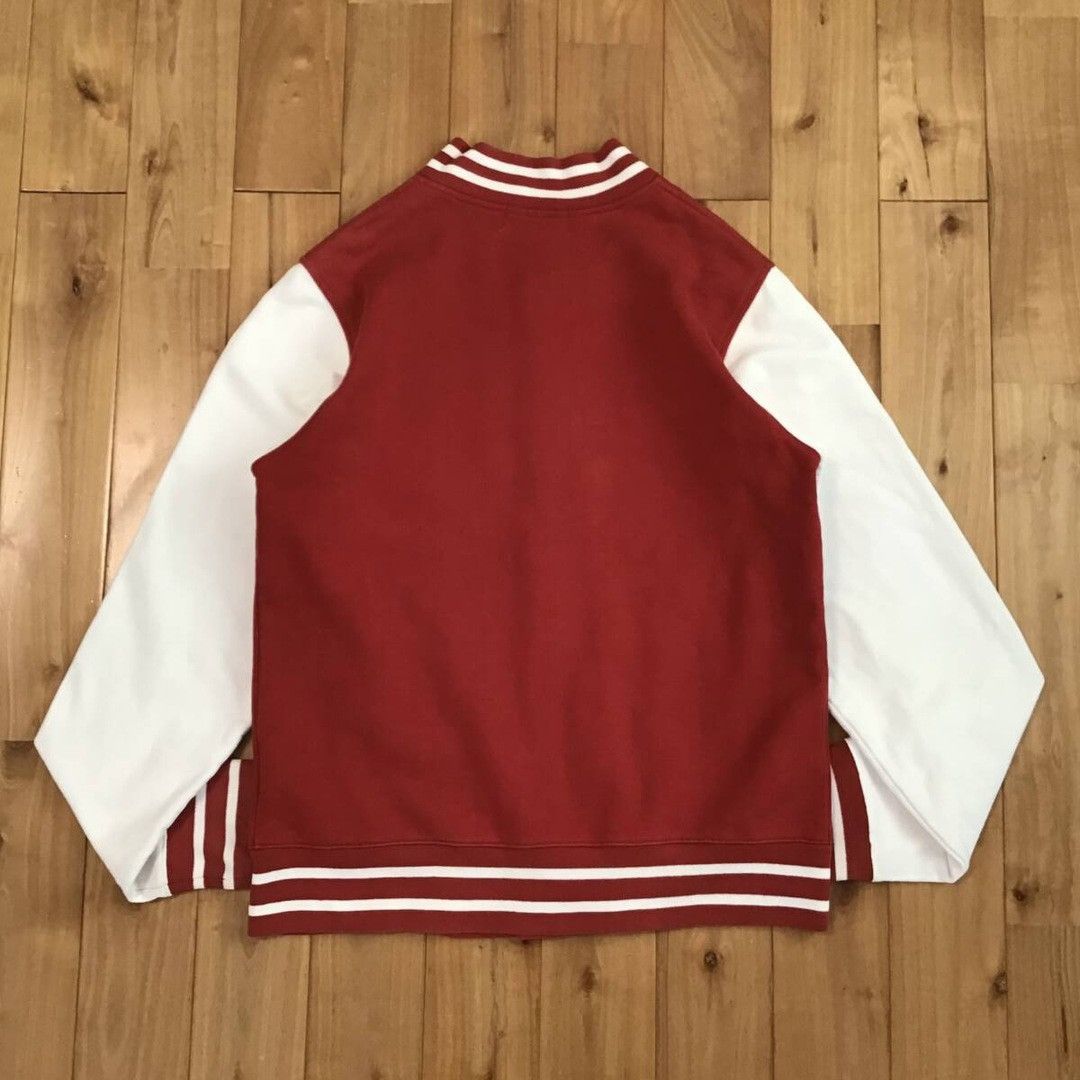 Bape BAPE LOGO varsity sweat varsity jacket a bathing ape NIGO Size US M / EU 48-50 / 2 - 2 Thumbnail