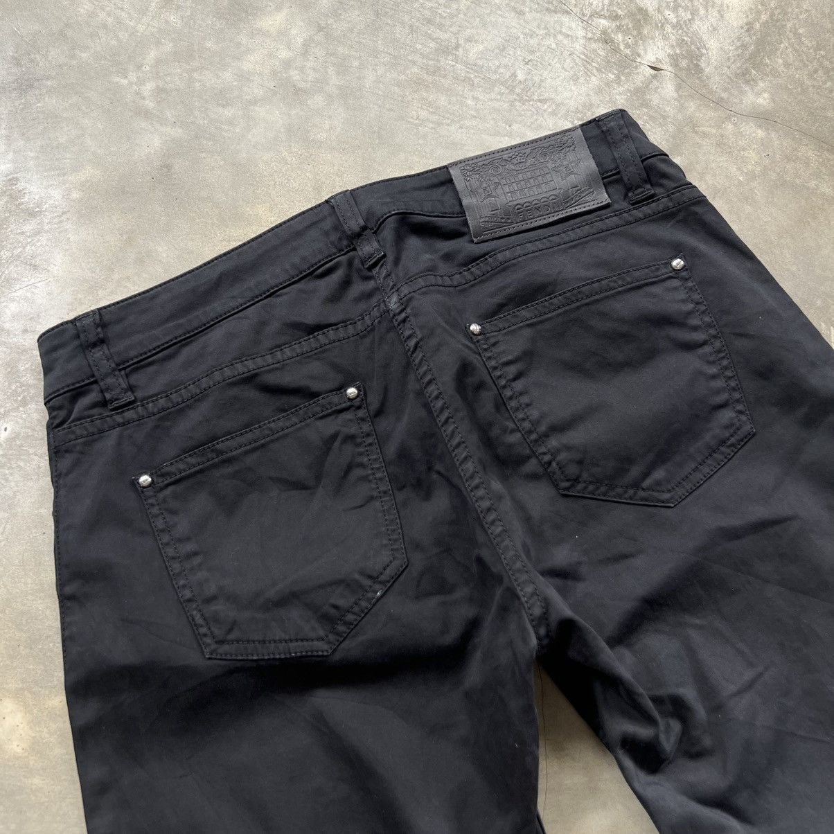 Fendi Fendi Roma Straight Fit Chino Pants Size 28" / US 6 / IT 42 - 4 Thumbnail