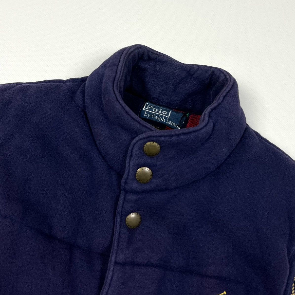 Polo Ralph Lauren × Ralph Lauren × Vintage Vintage Polo Ralph Lauren Blue Cotton Y2k Faded Vest Size S Size US S / EU 44-46 / 1 - 9 Thumbnail