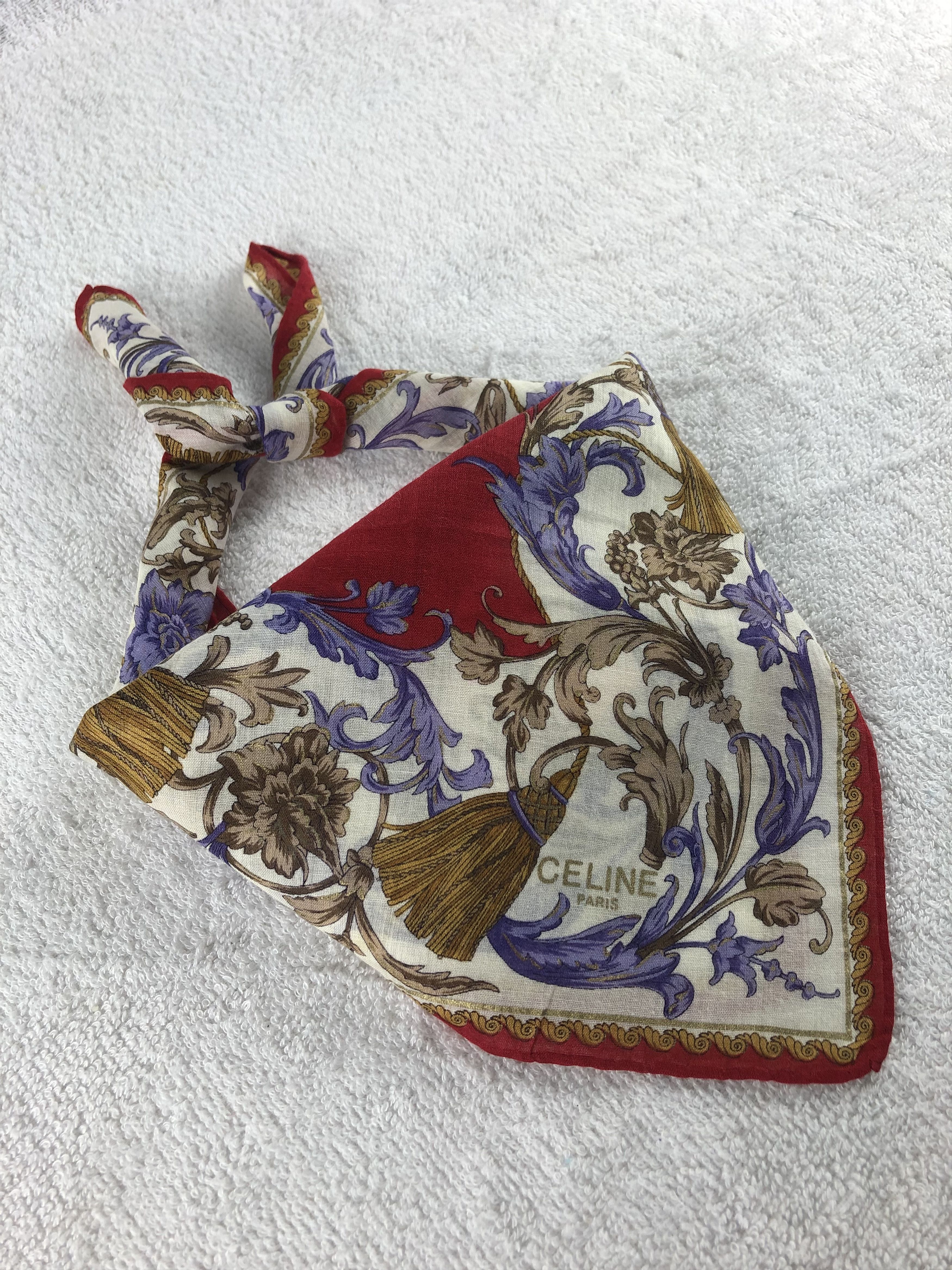 Celine Celine Handkerchief / Bandana / Neckerchief Size ONE SIZE - 2 Thumbnail