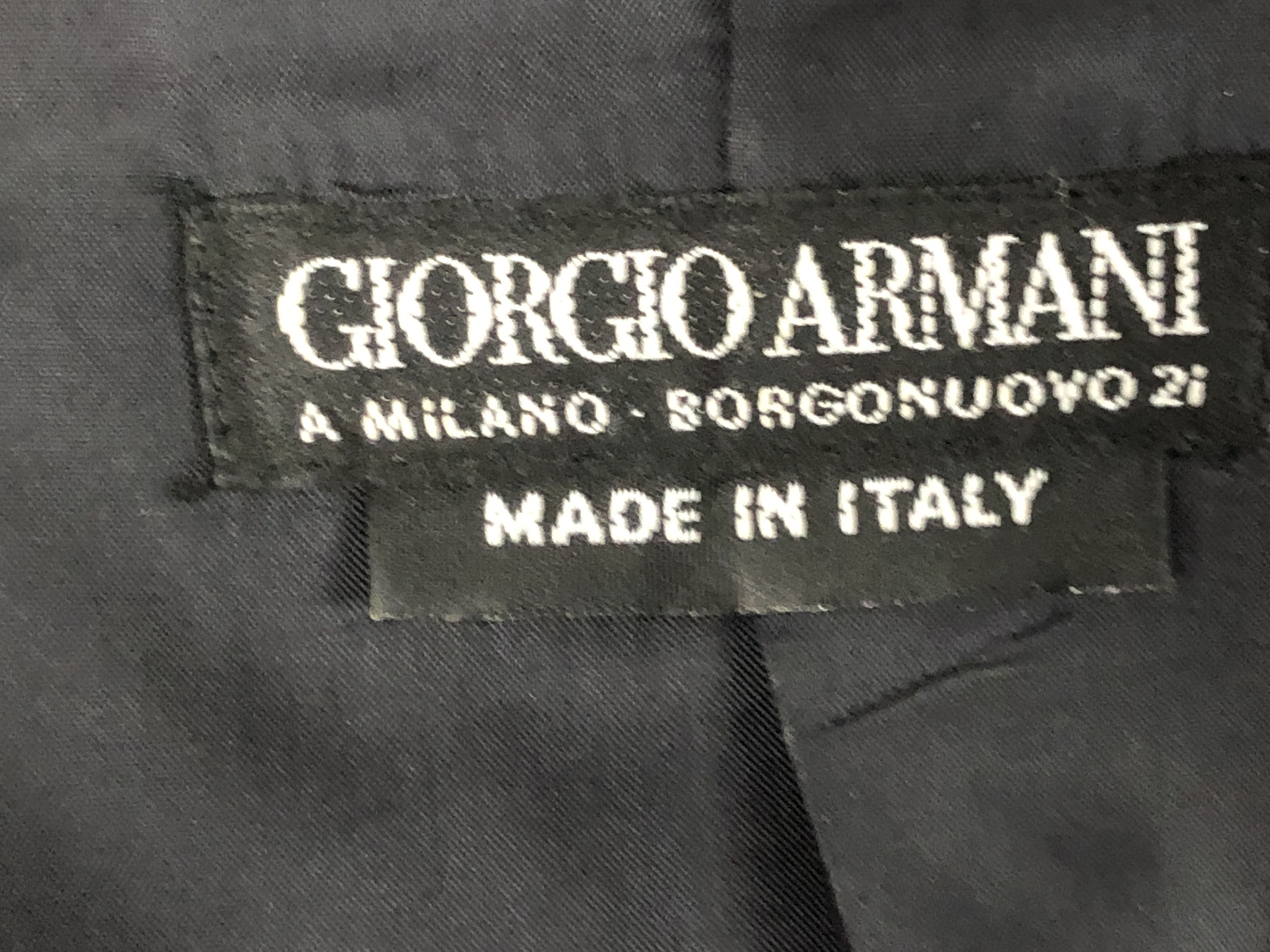 Armani × Giorgio Armani 90s Giorgio Armani Vintage Women's Silk Coat - Size 48 / M Size XL / US 12-14 / IT 48-50 - 5 Thumbnail