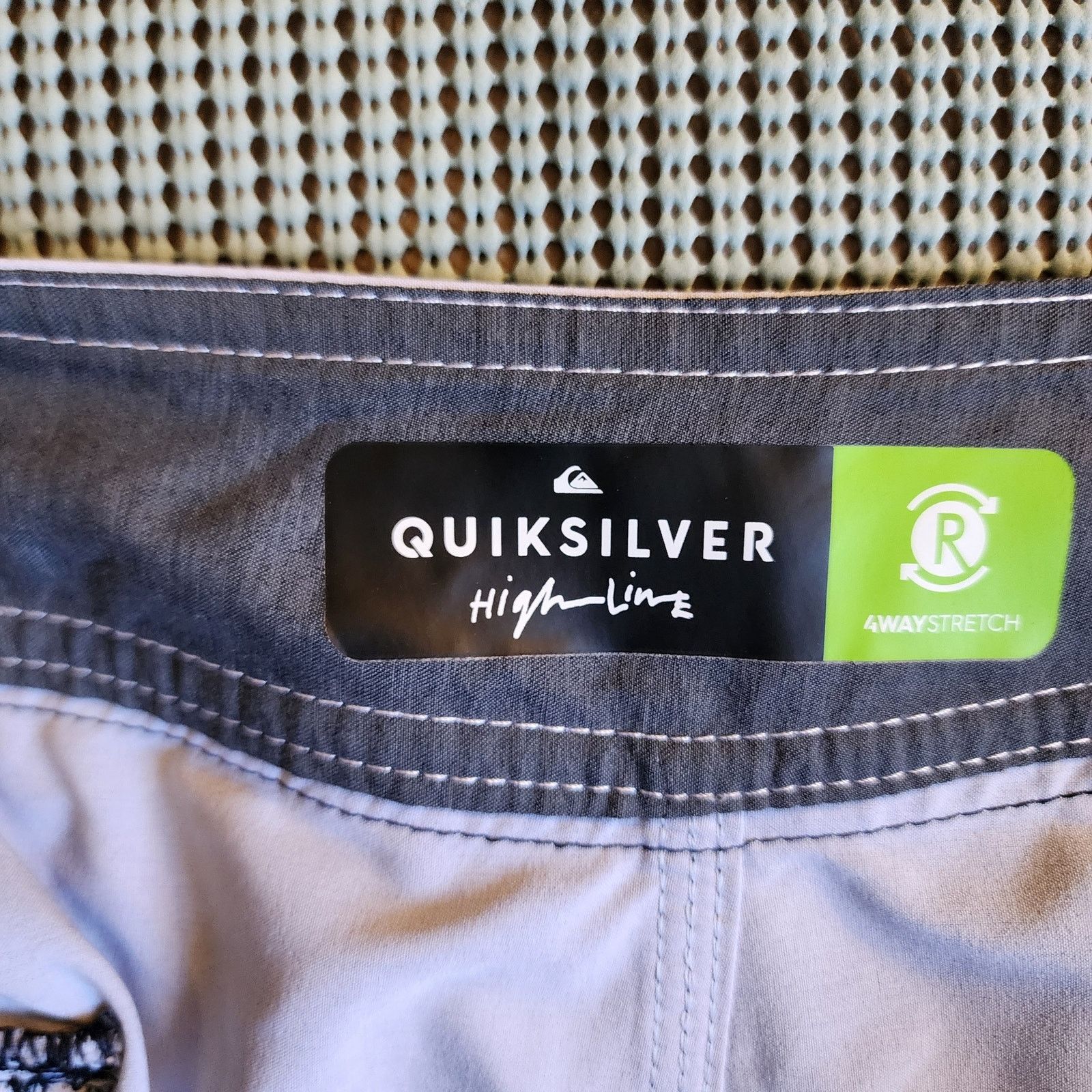 Quiksilver Men's Quiksilver Blue Striped Board Shorts Size 34 Size US 34 / EU 50 - 3 Thumbnail