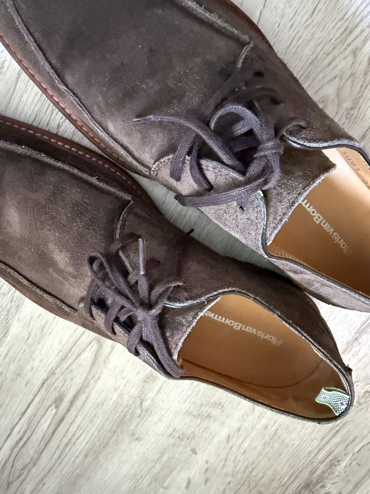 Floris van Bommel Floris van Bommel Suede Derby Shoes Neon Lug Sole 42 Size US 9 / EU 42 - 11 Thumbnail