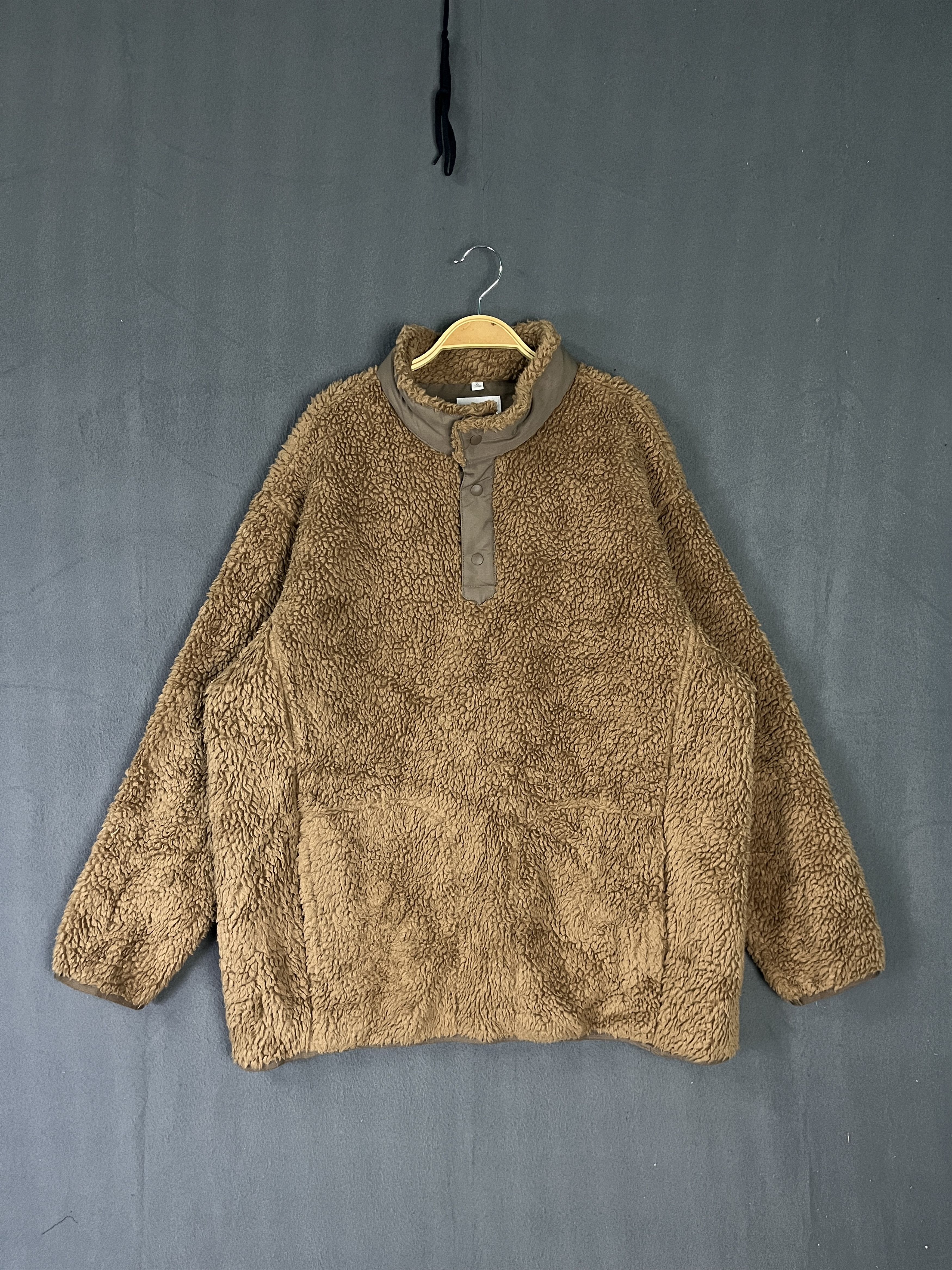 Japanese Brand × Uniqlo × White Mountaineering Uniqlo x White Mountaineering Fleece Pullover Size US XL / EU 56 / 4 - 1 Thumbnail