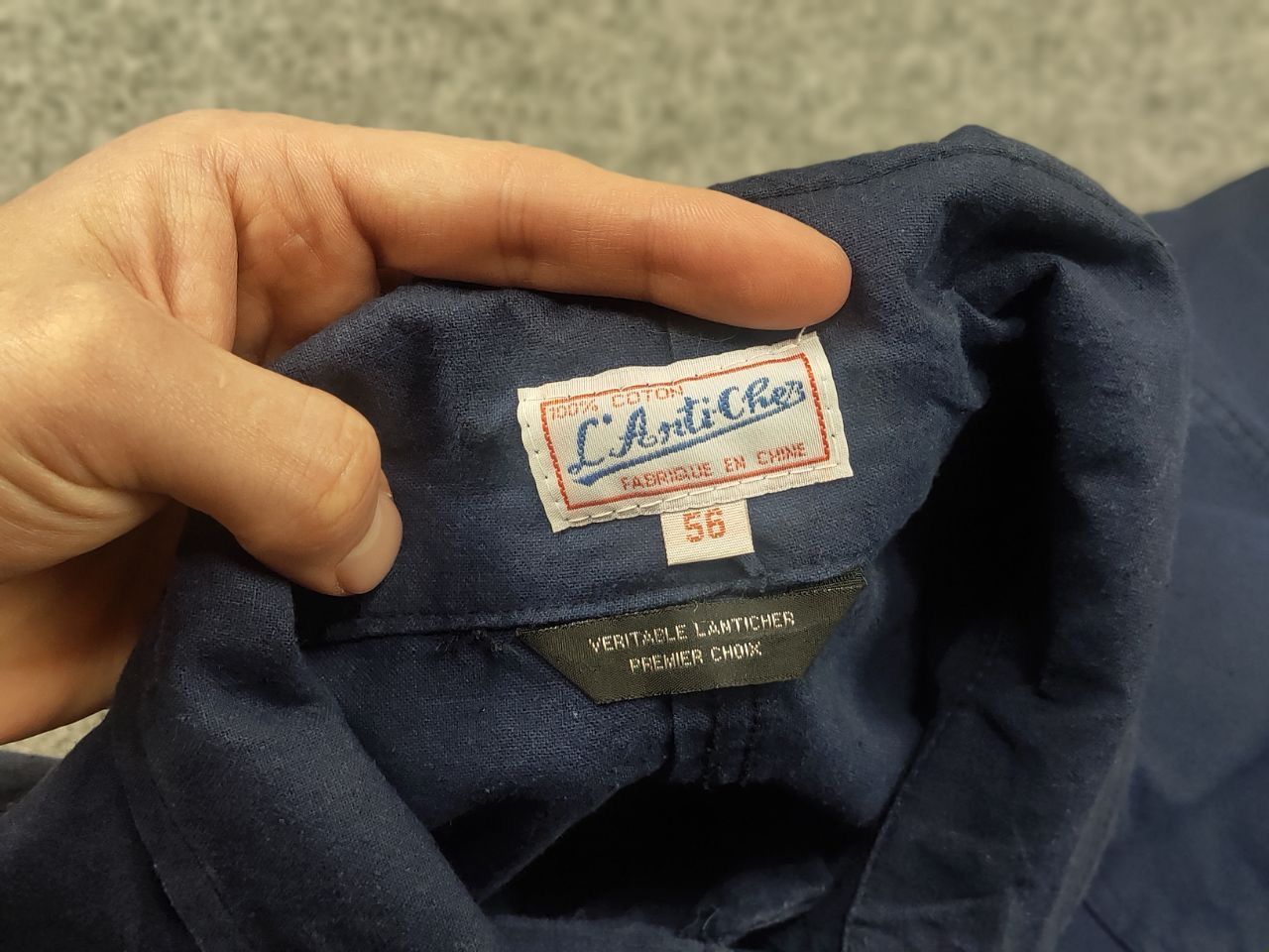 Vintage 60's L'Anti-Cher French China Japan Work Jacket - aseduan.cl