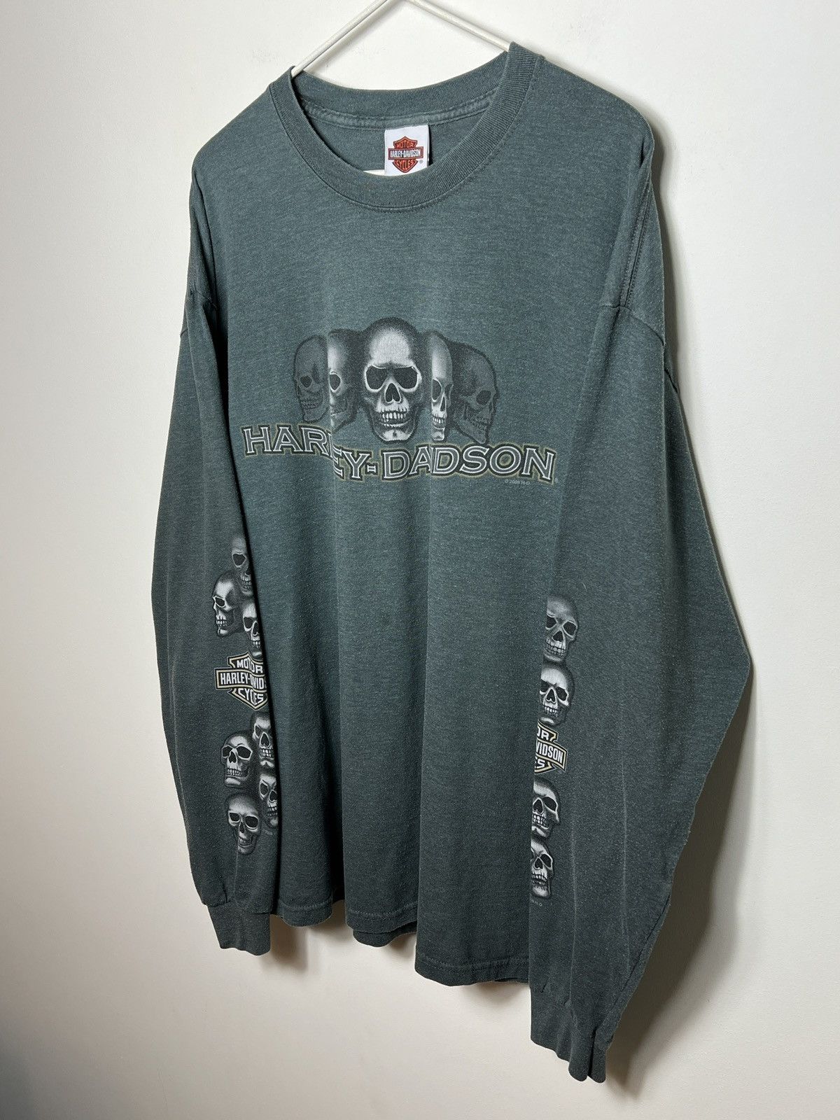 Harley Davidson harley davidson y2k 2008 longsleeve vintage l-xl Size US L / EU 52-54 / 3 - 3 Thumbnail