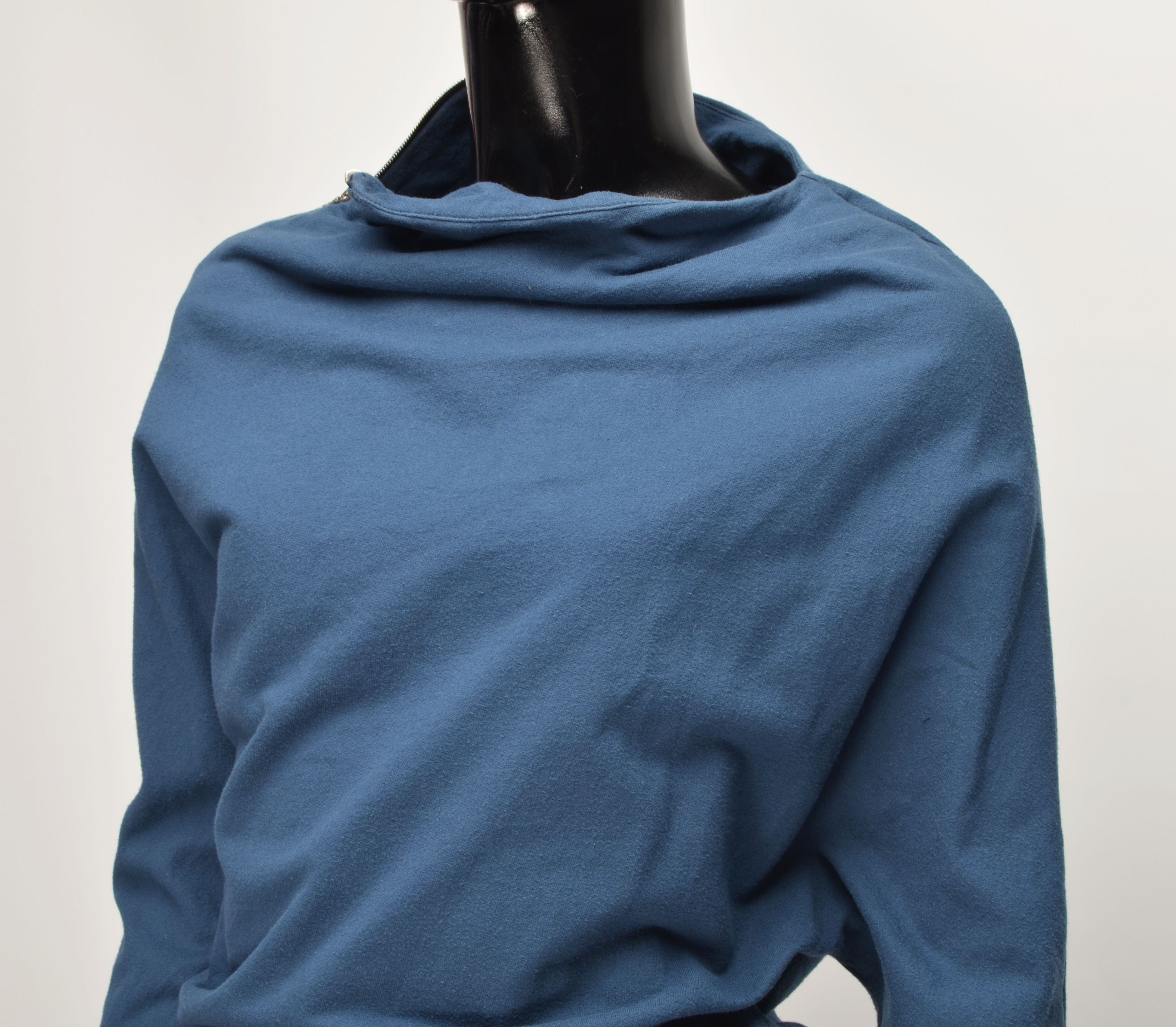 Dries Van Noten Women's Dries Van Noten Cotton Asymmetrical Avant Garde Top Size S / US 4 / IT 40 - 2 Thumbnail