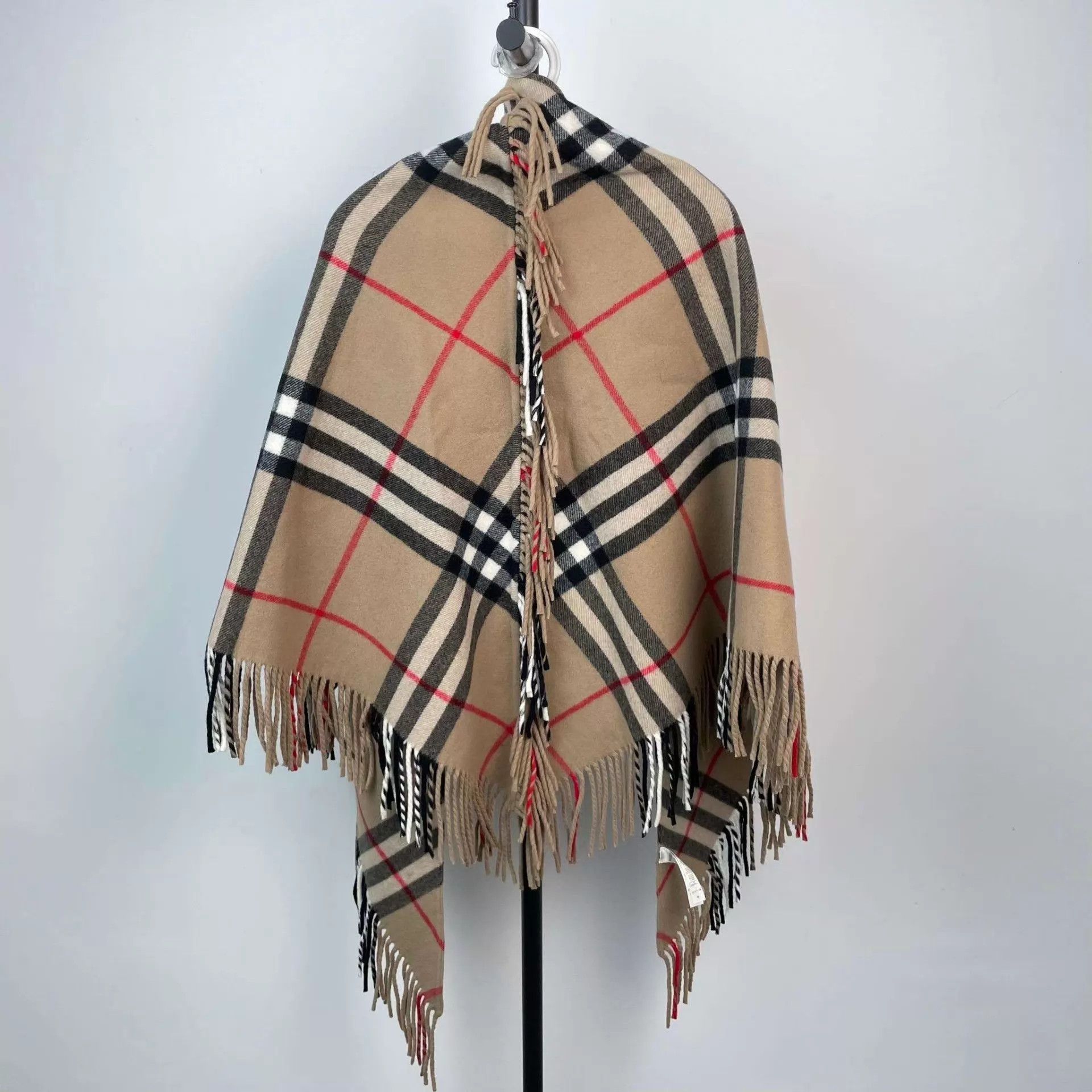Burberry Burberry Yellow Check Wool Shawl NWT Size ONE SIZE - 2 Thumbnail