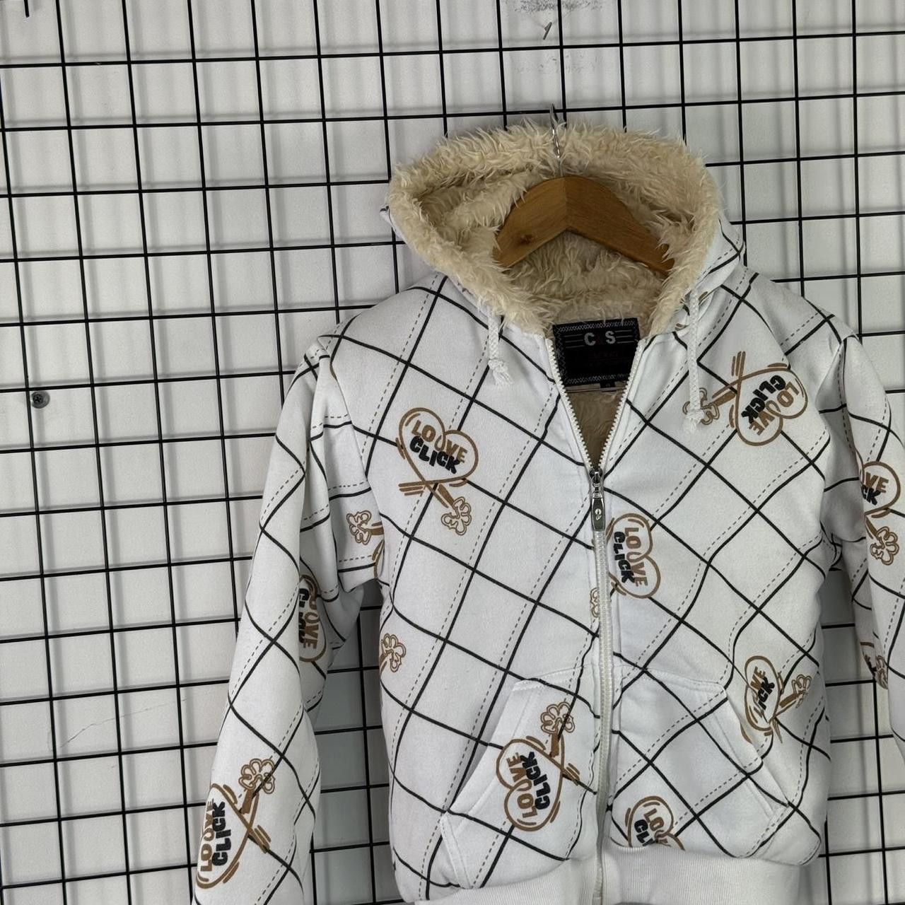 Vintage Vintage y2k Faux Fur Jacket Zip Up Hoodie Sherpa Size XS / US 0-2 / IT 36-38 - 5 Thumbnail