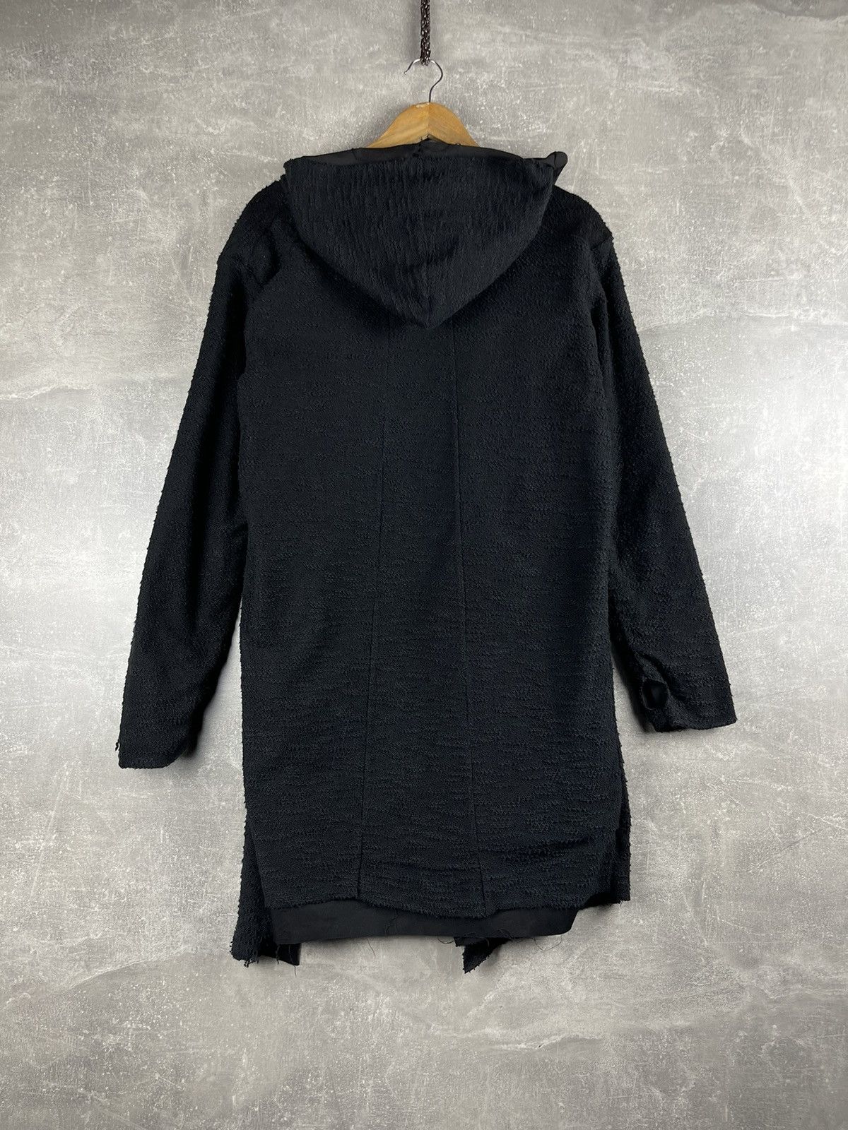 Other Avant Garde Gothic Opium Black Open Hooded Coat Oversized Size US L / EU 52-54 / 3 - 9 Thumbnail