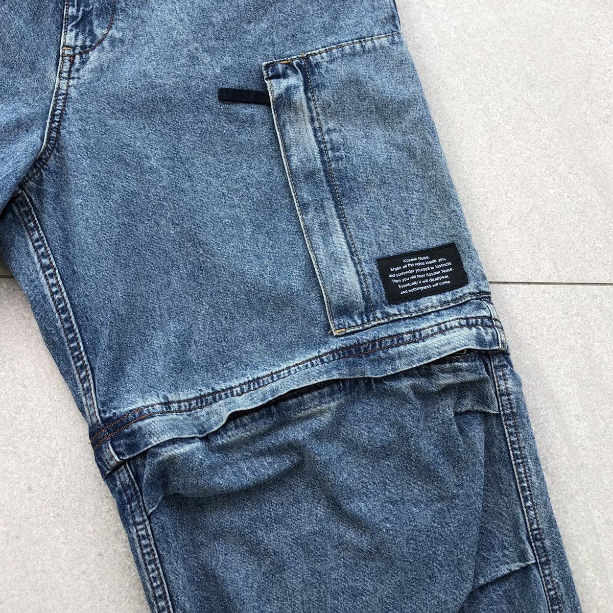 Undercover Undercover x GU Denim Convertible Wide Cargo Pants Size US 34 / EU 50 - 8 Thumbnail