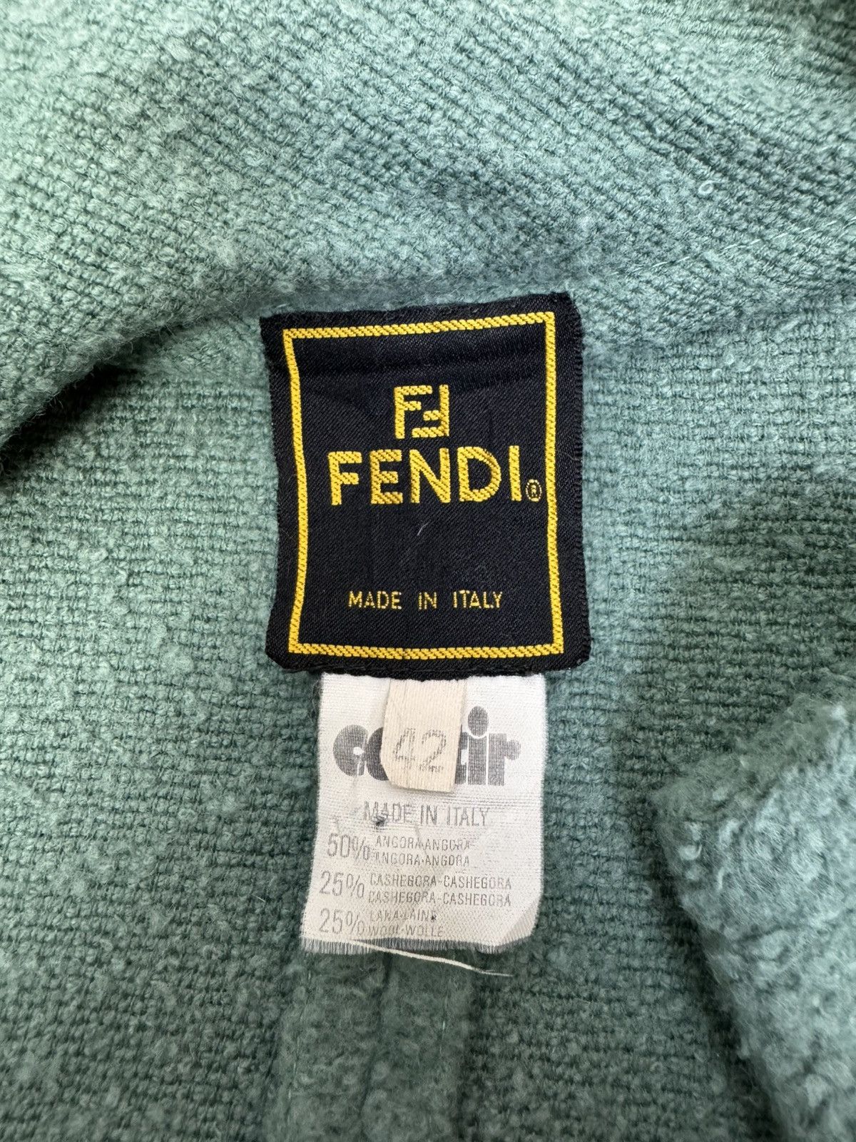 Designer × Fendi × Vintage Vintage Fendi blouses Wool Size M / US 6-8 / IT 42-44 - 12 Thumbnail