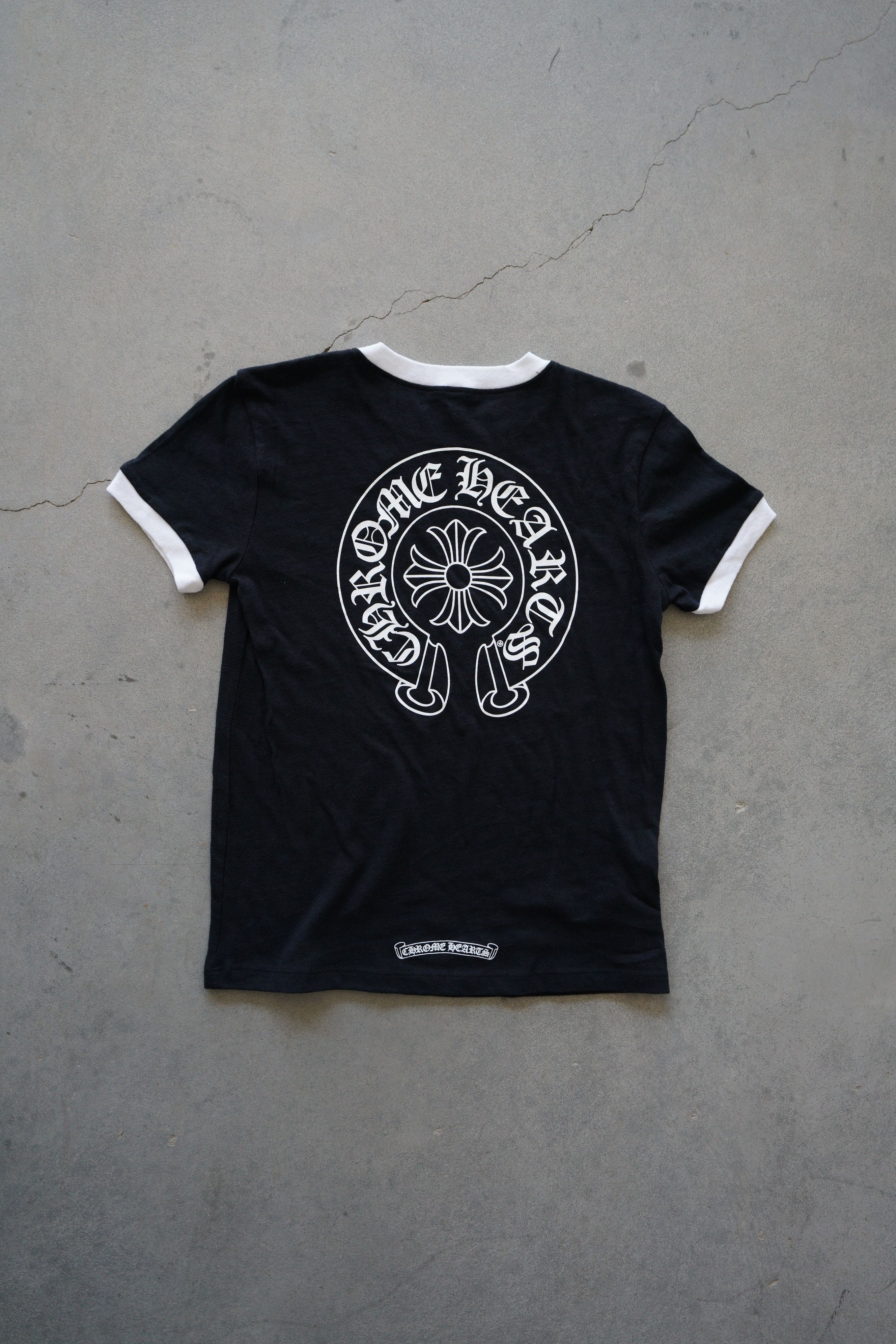 トップス Chrome Hearts Roller Skates Horseshoe Chrome Hearts CHROME HEARTS Roller Skate Horse Shoe Jersey L/S T