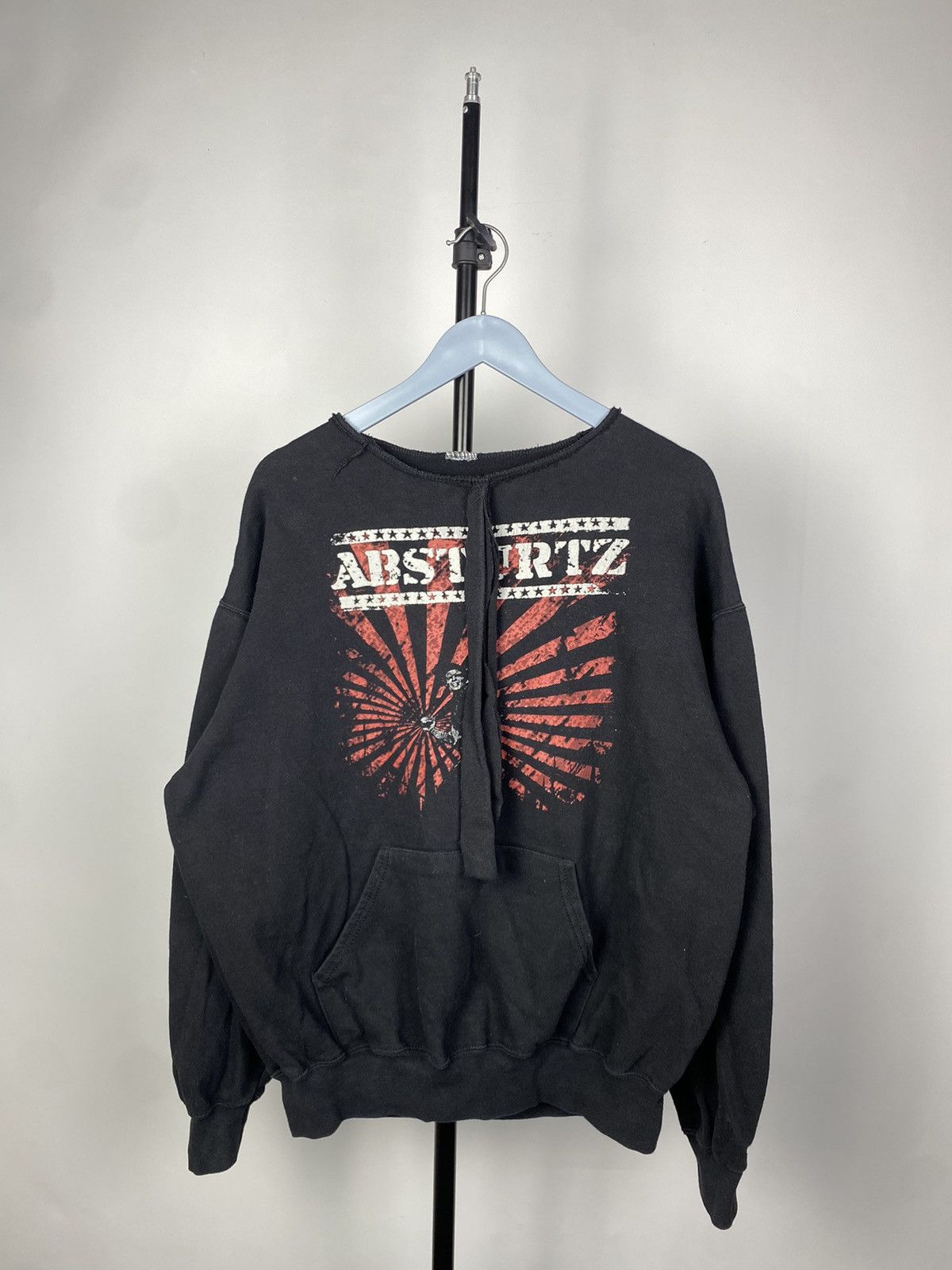 Band Tees × Vintage Vintage 00s Punk ABSTURTZ - Alles Wird Gut Band Faded Black Size US M / EU 48-50 / 2 - 2 Thumbnail