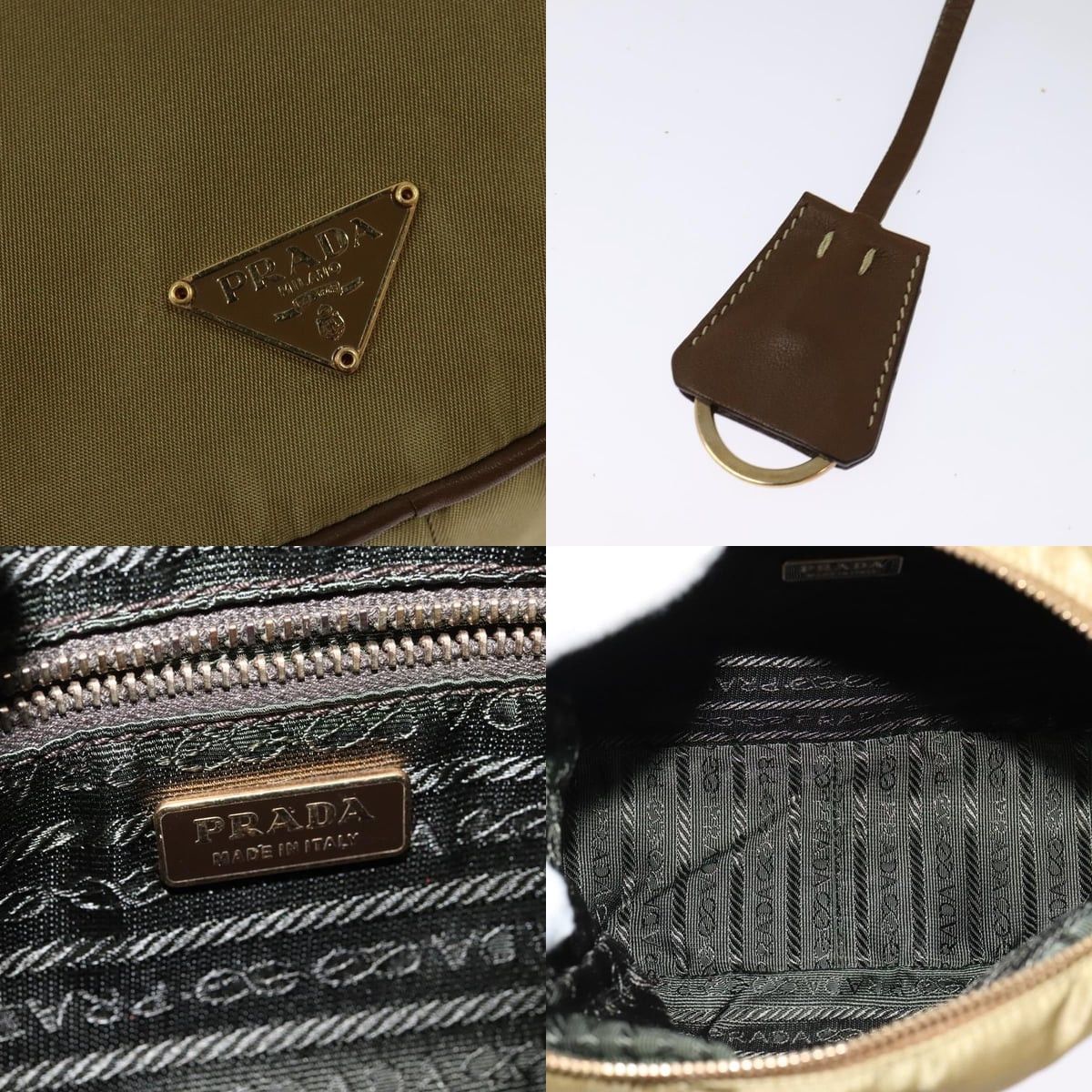 Prada PRADA Shoulder Bag Nylon Beige Gold Size ONE SIZE - 11 Thumbnail