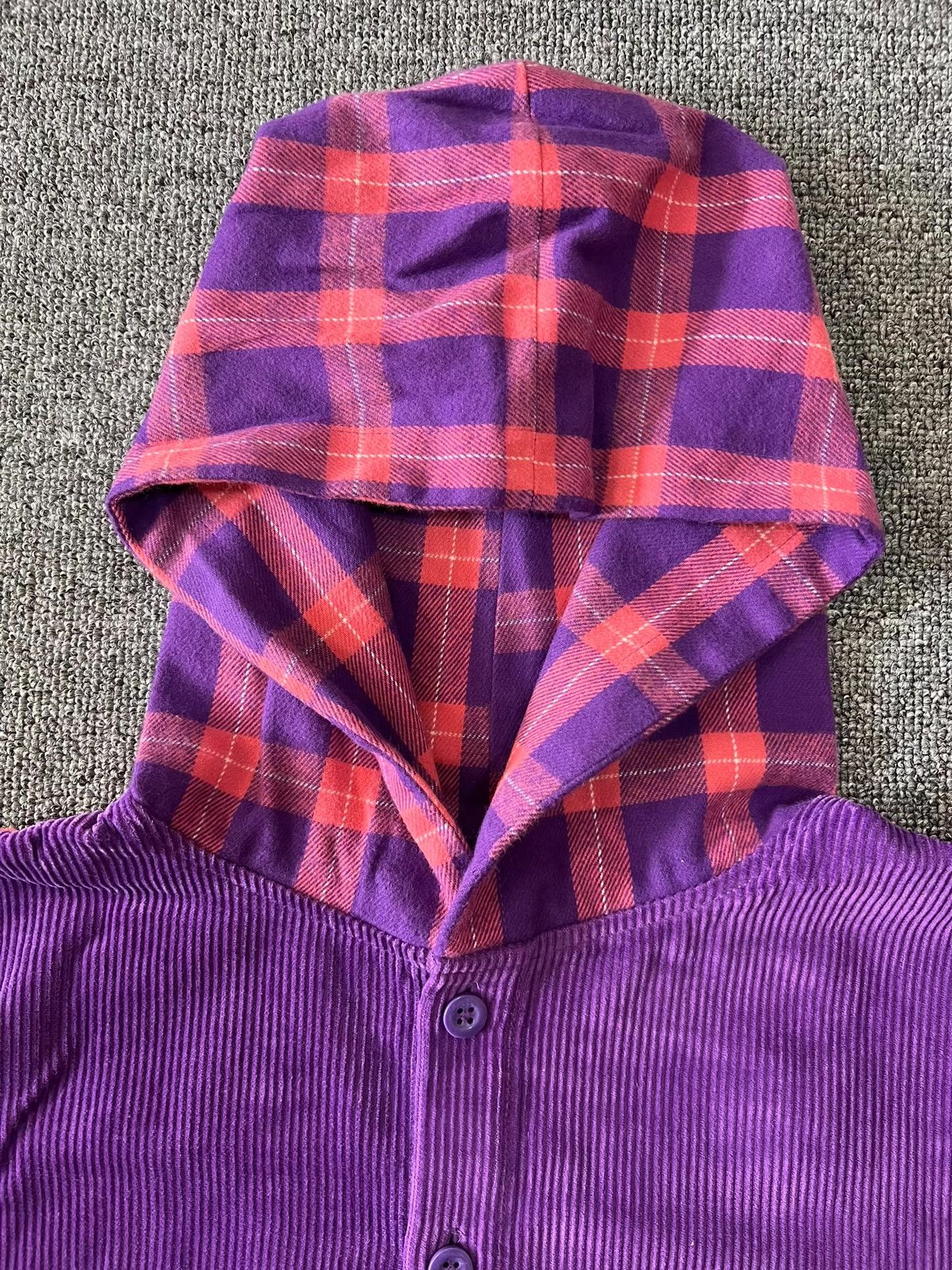 Teddy Fresh Teddy Fresh Corduroy Button-Up Hooded Shirt Jacket Q7 Size US M / EU 48-50 / 2 - 3 Thumbnail